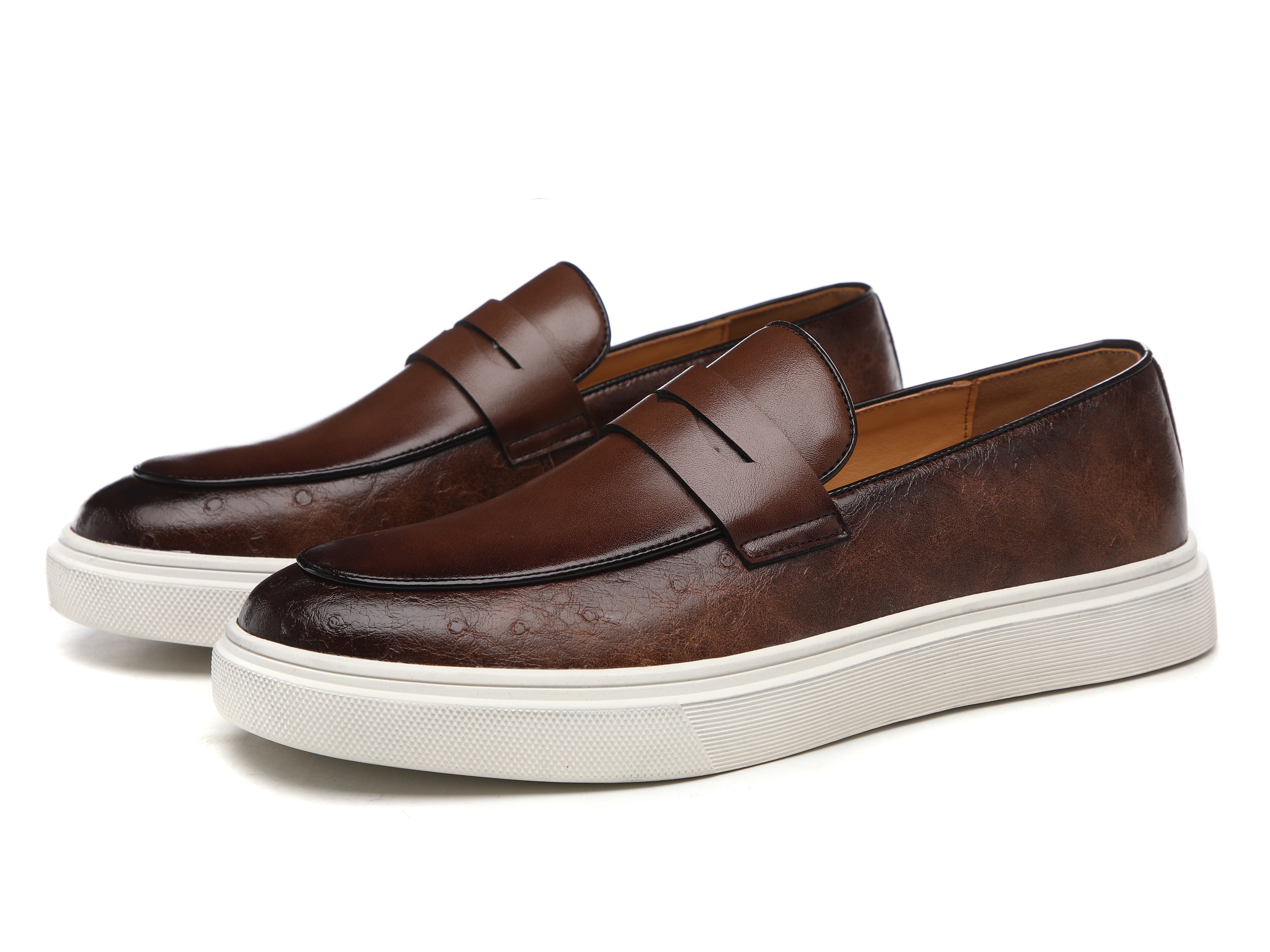 Men's Chunky Sole Penny Loafers