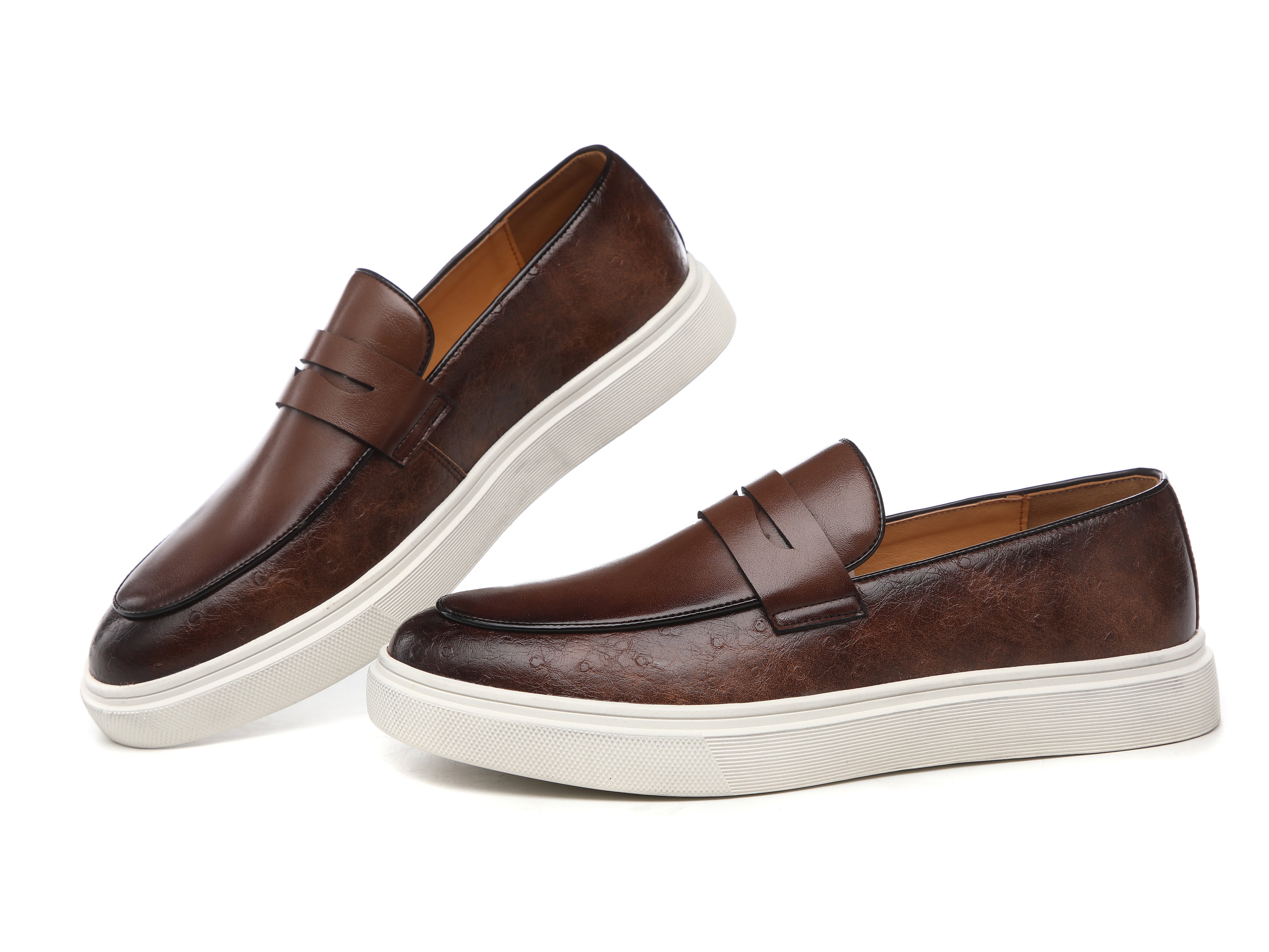 Men's Chunky Sole Penny Loafers