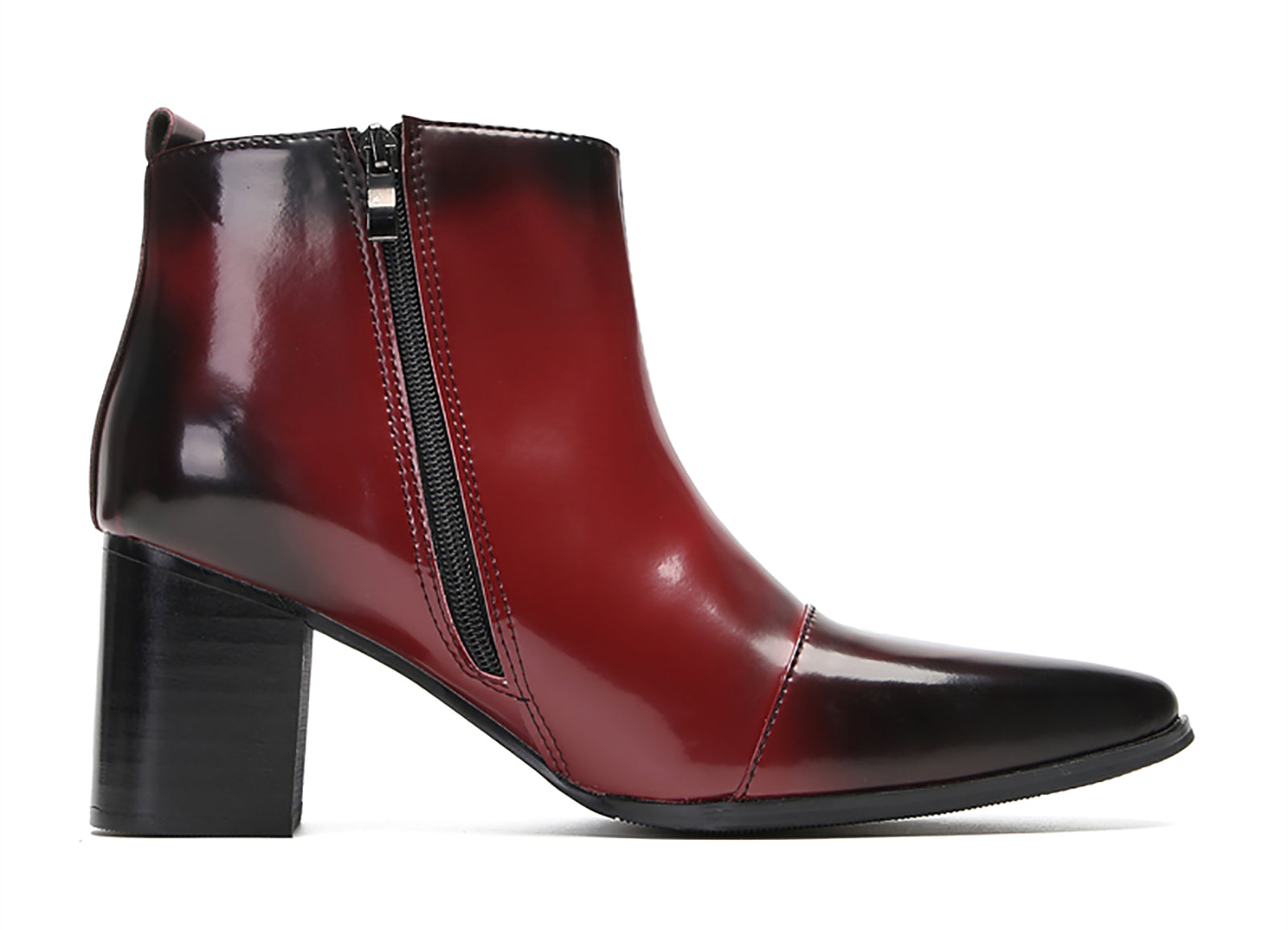 Botas vaqueras cómodas con hebilla para hombre