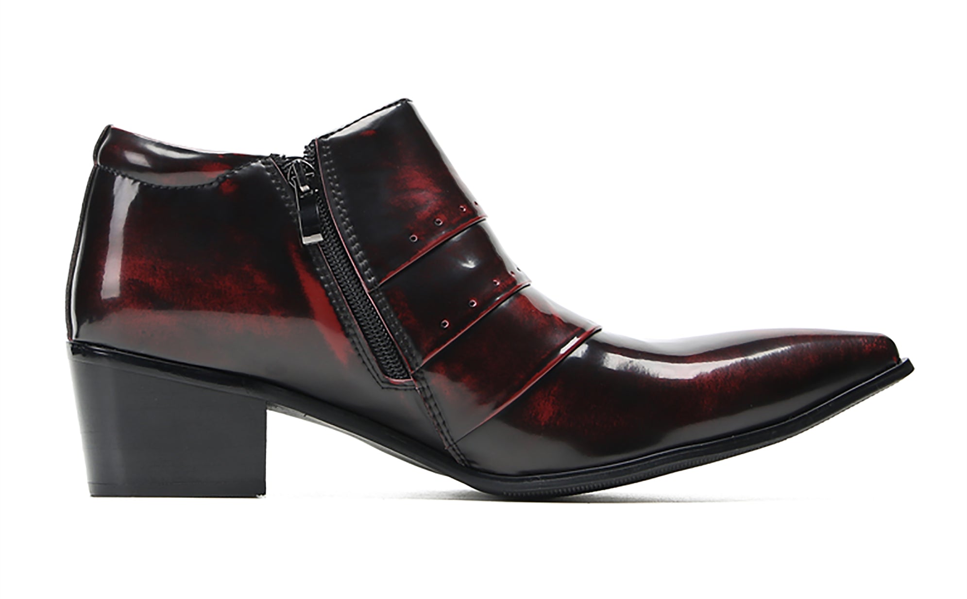 Men's Folded Texture Silp On Opera Pumps
