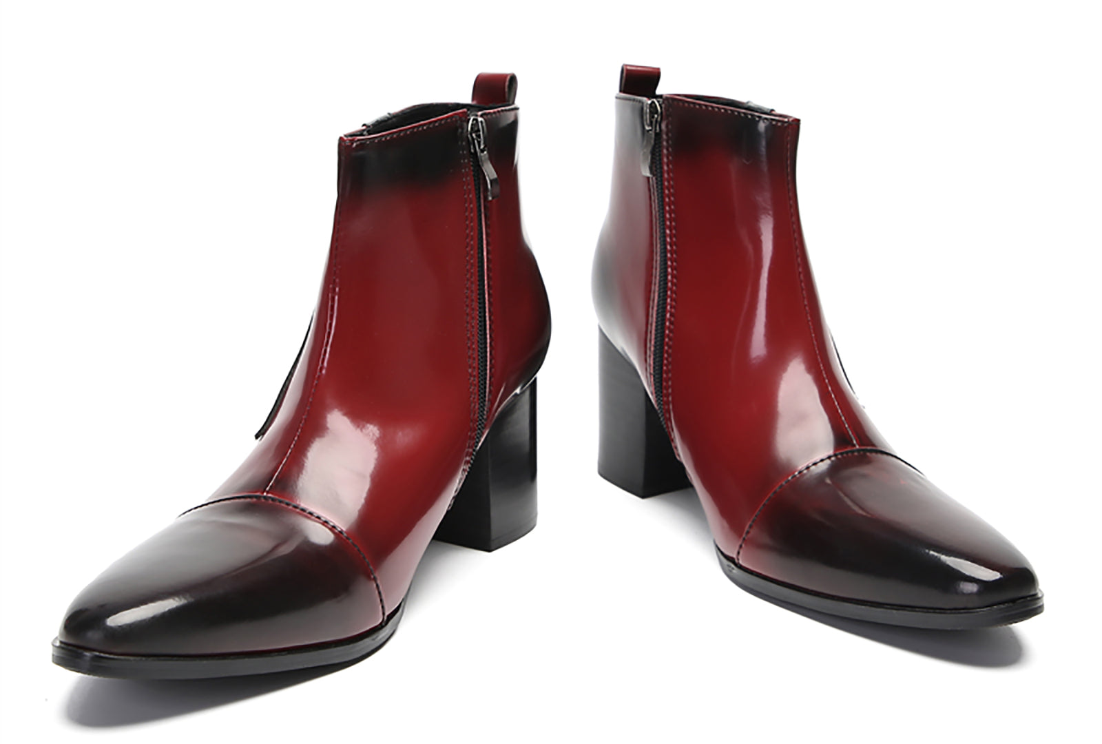 Botas vaqueras cómodas con hebilla para hombre
