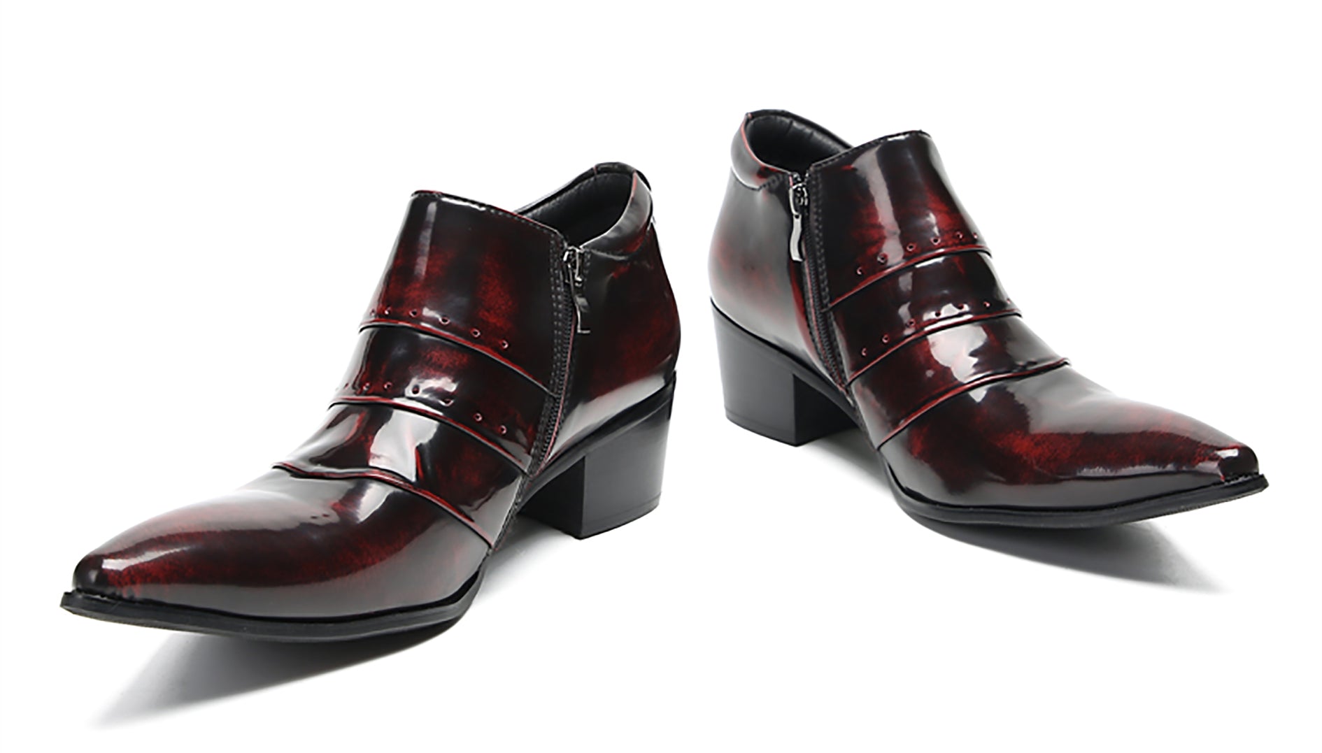 Men's Folded Texture Silp On Opera Pumps