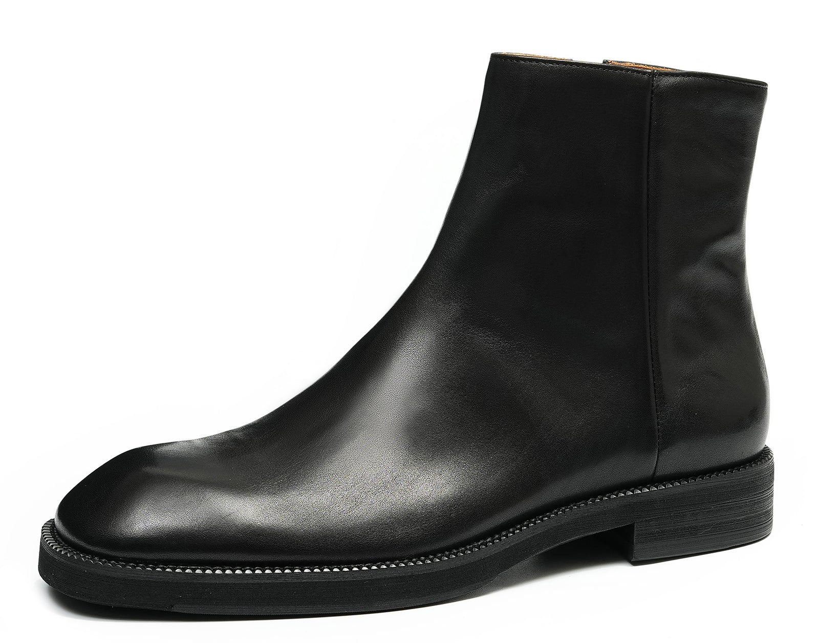 Botas Chelsea con cremallera de vestir hechas a mano para hombre