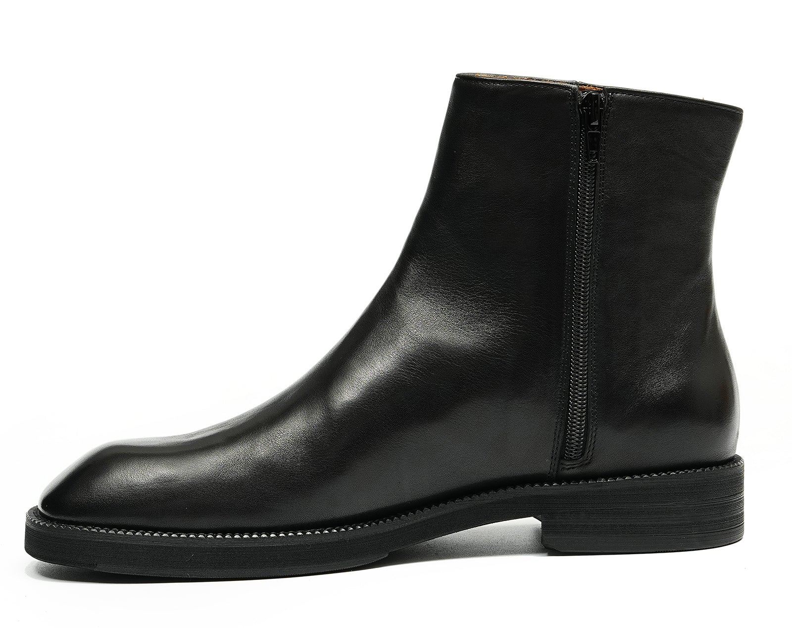 Botas Chelsea con cremallera de vestir hechas a mano para hombre