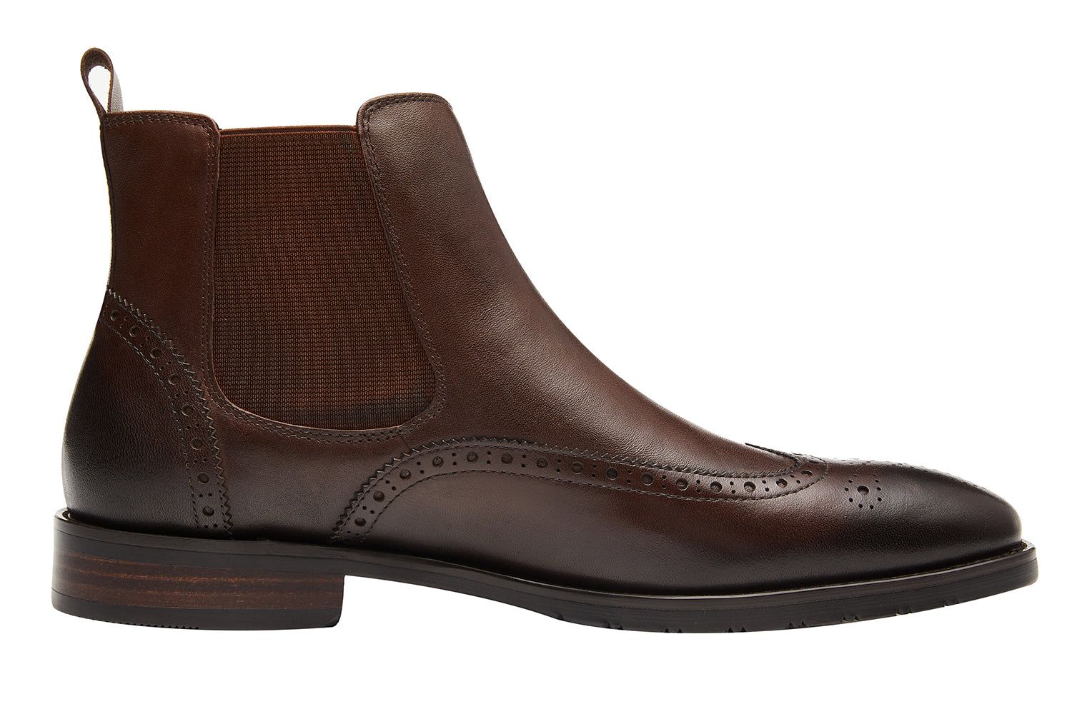 Botas Chelsea clásicas de cuero para hombre