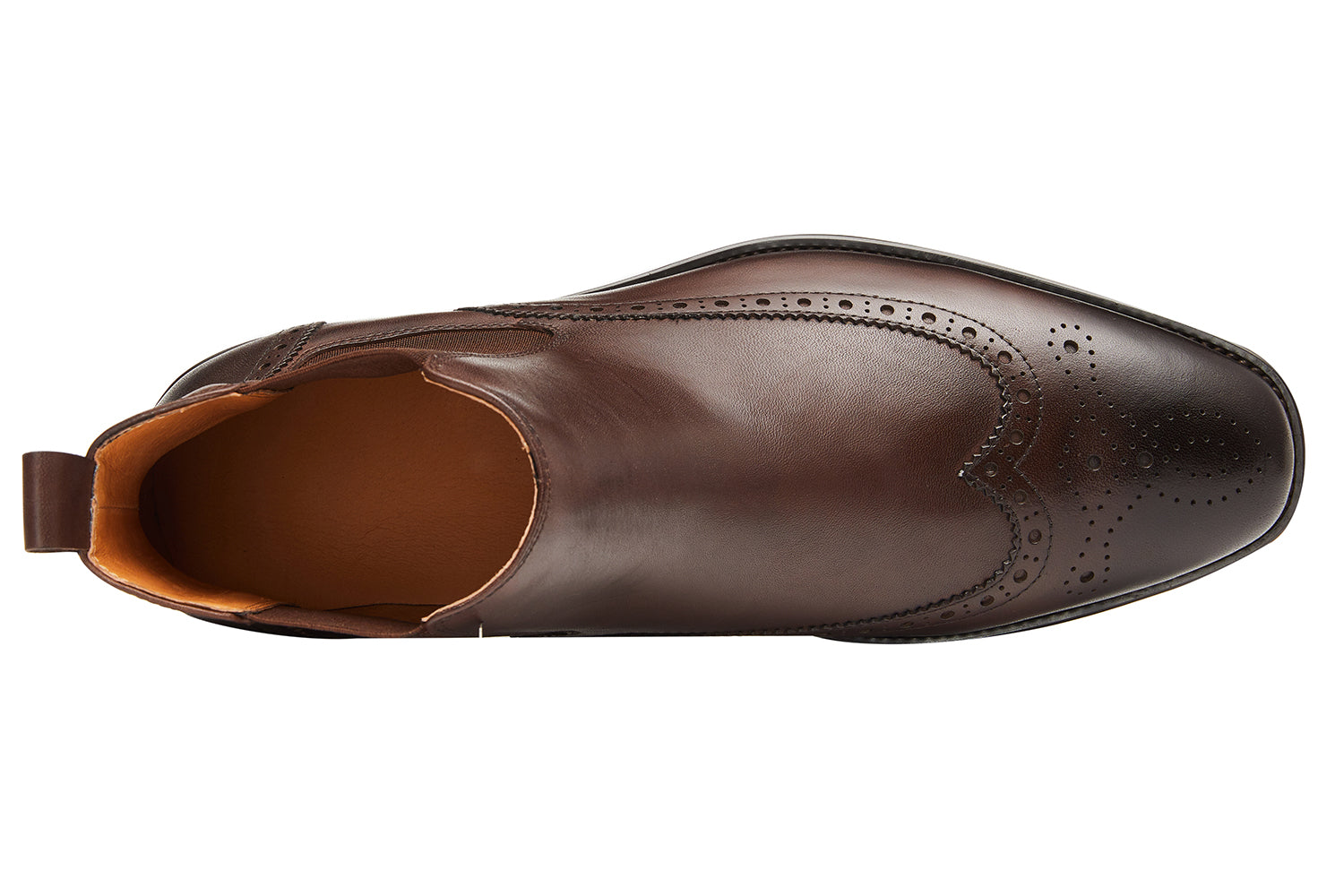 Botas Chelsea clásicas de cuero para hombre