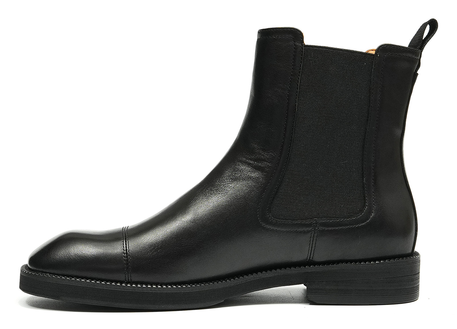 Botas Chelsea con punta de vestir hechas a mano para hombre