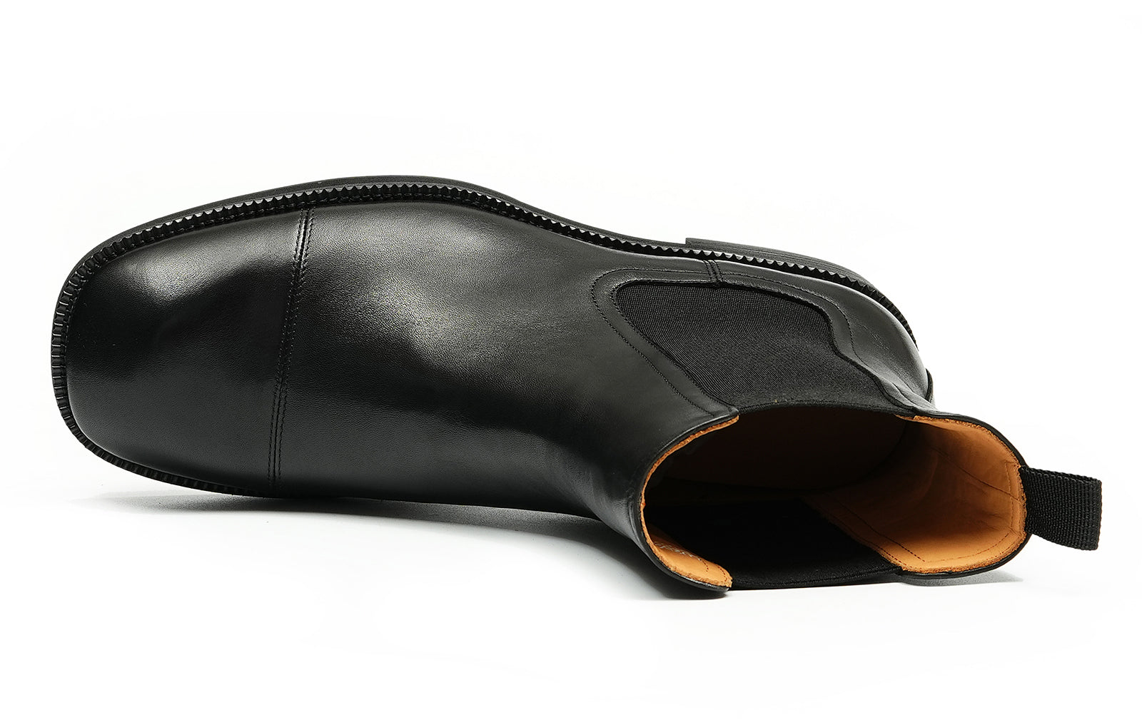 Botas Chelsea con punta de vestir hechas a mano para hombre