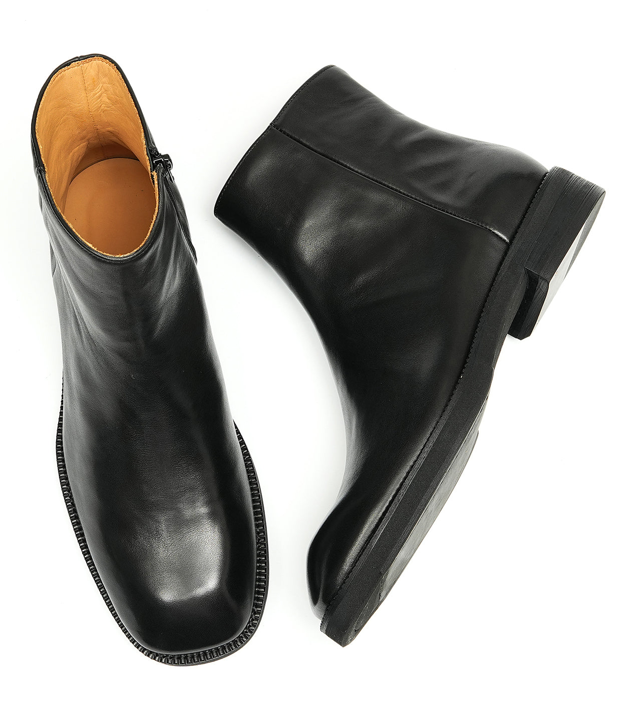 Botas Chelsea con punta de vestir hechas a mano para hombre