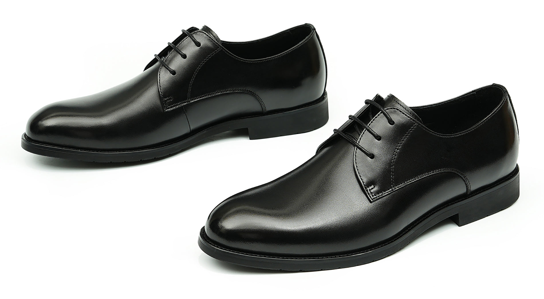 Men's Handmade Formal Plain Toe Derby