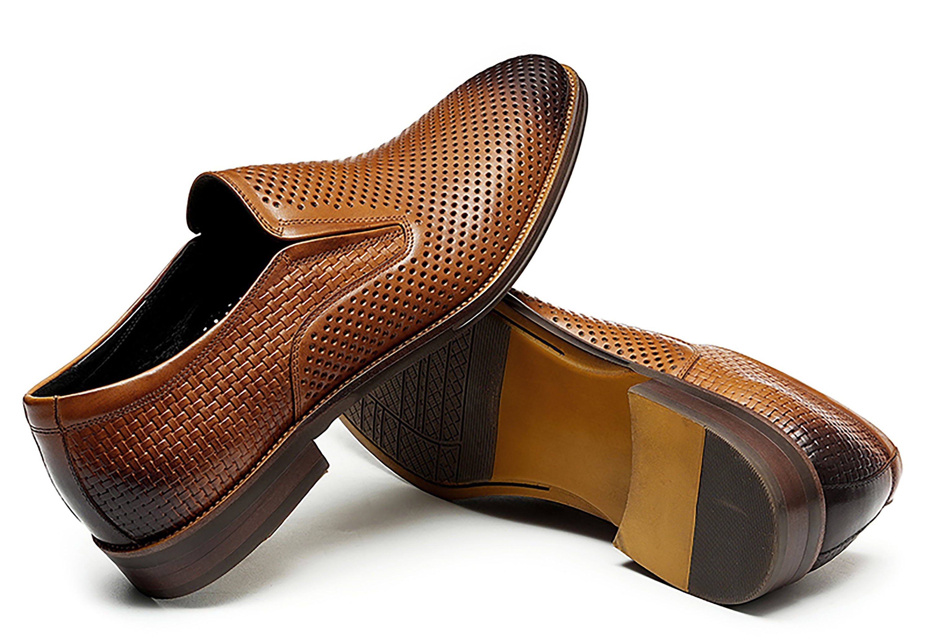 Men's Hollow Dress Formal Penny Loafers