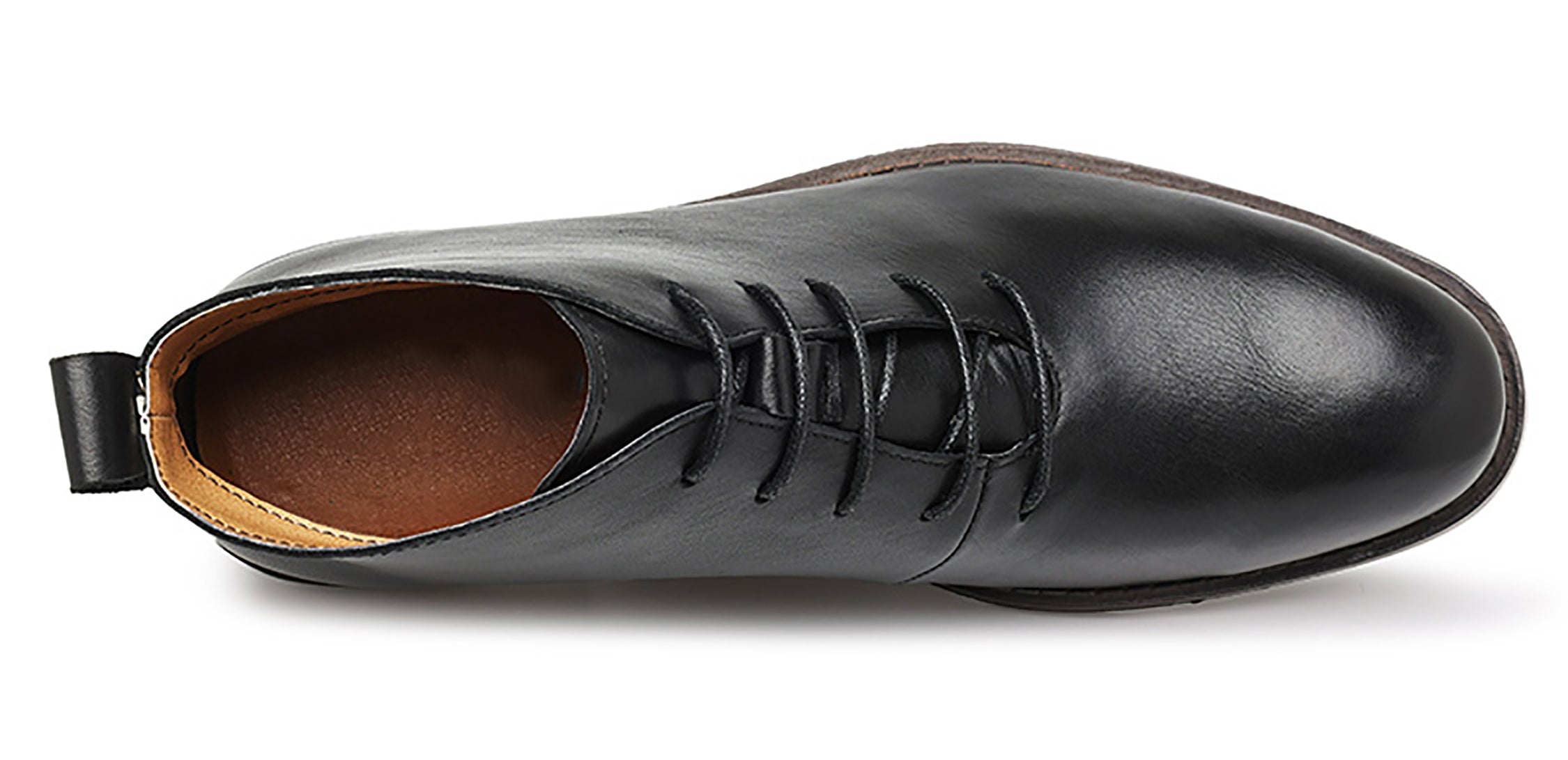 Men's Genuine Handmade Plain Toe Chukka Derby Boots