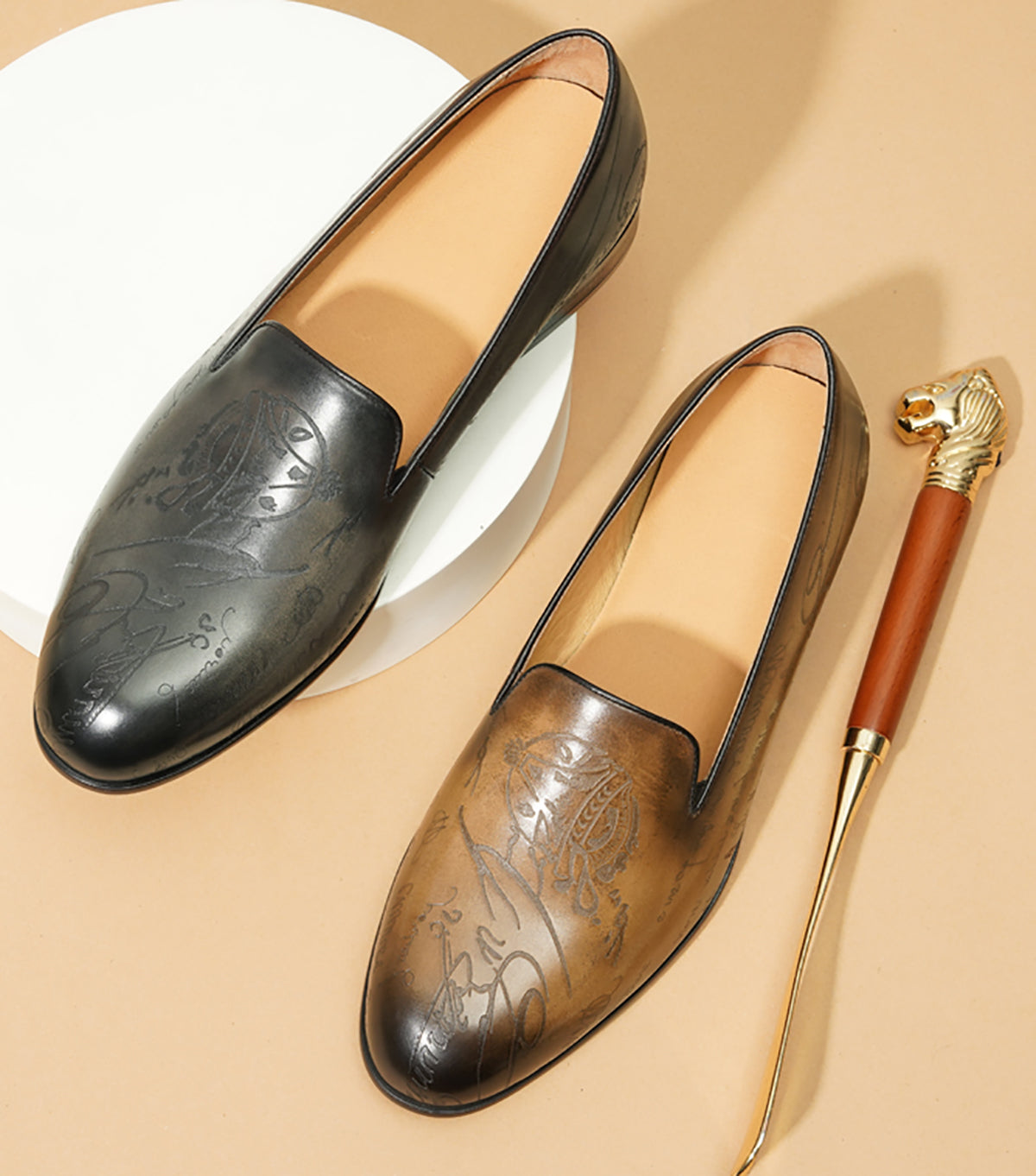 Mocasines Carve Penny de moda para hombre