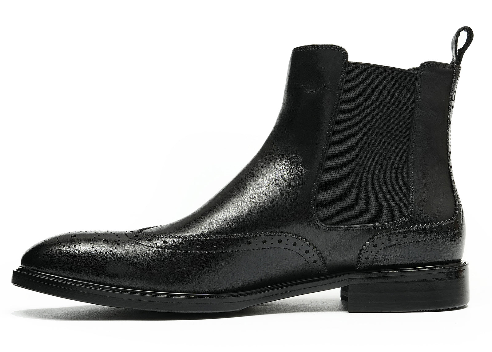 Men's Handmade Dress Wingtips Brogues Chelsea Boots