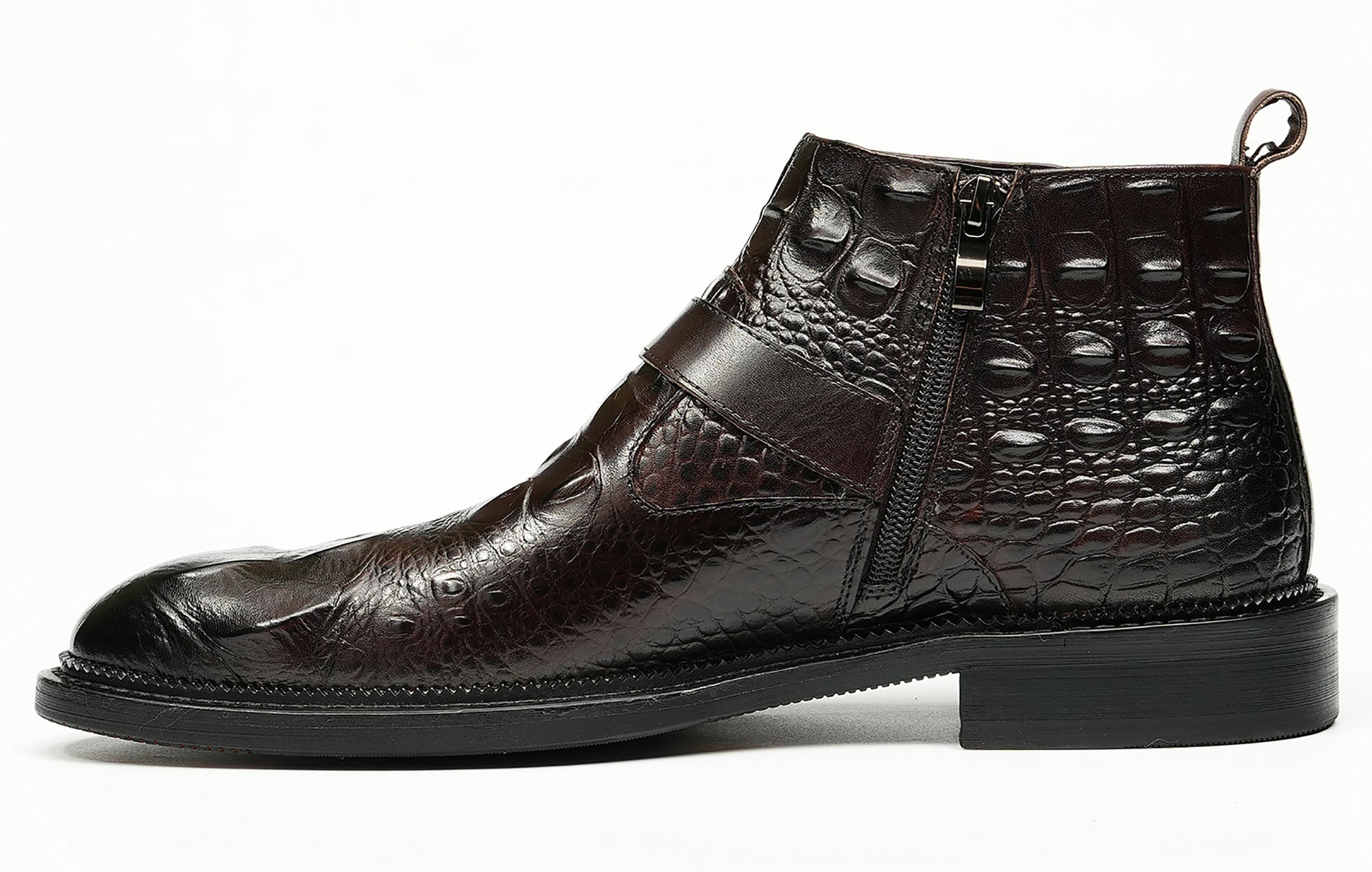 Men's Fashion Handmade Buckle Dress Boots