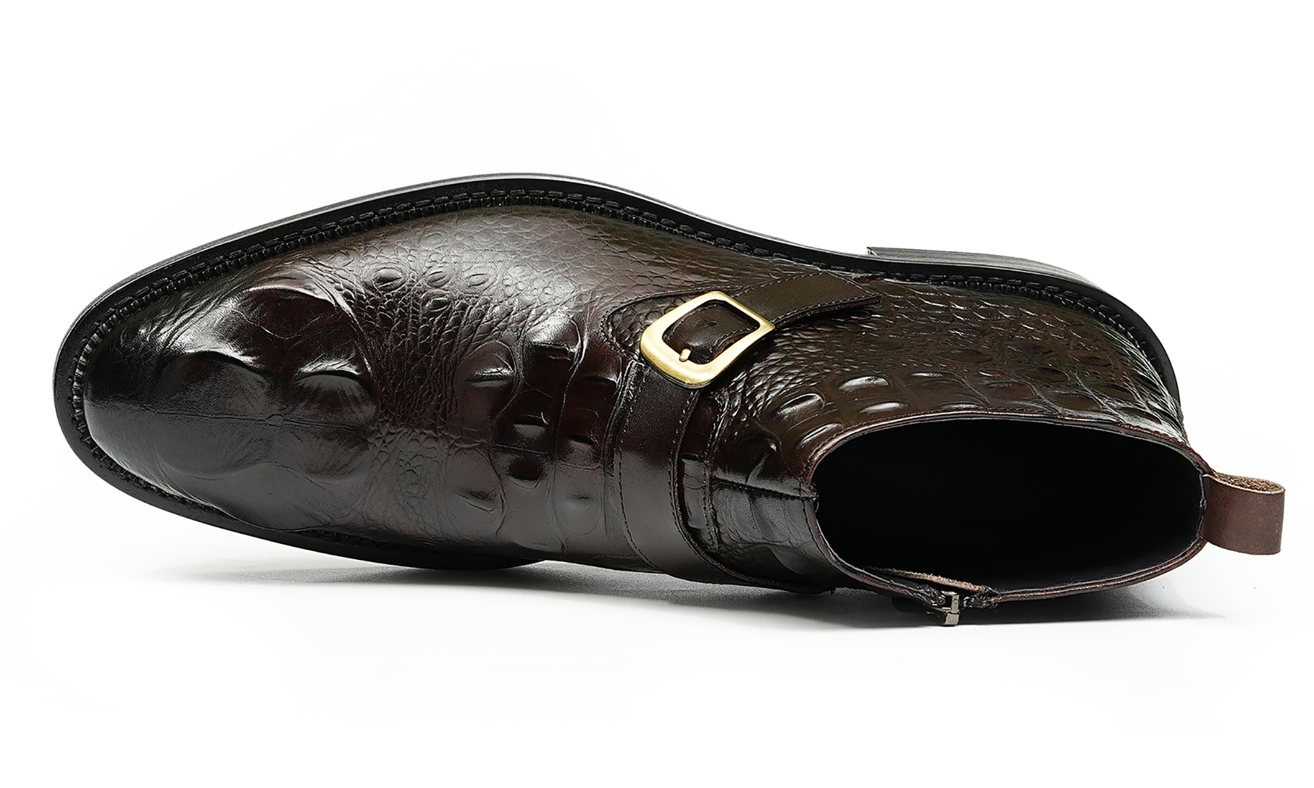 Men's Fashion Handmade Buckle Dress Boots