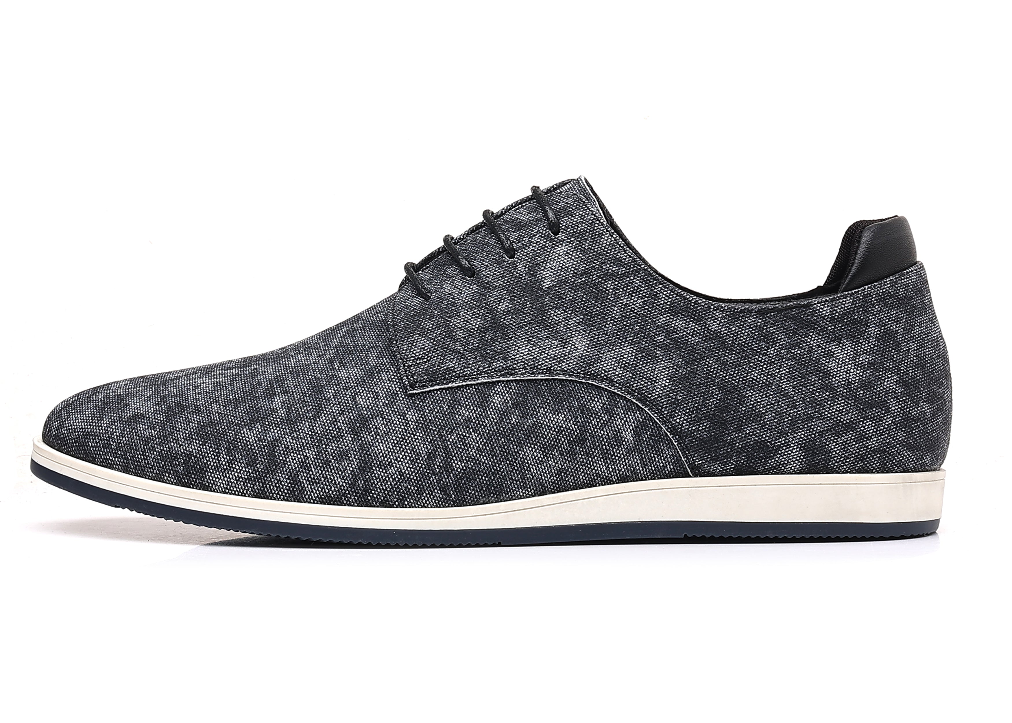 Men's Plain Toe Denim Oxfords