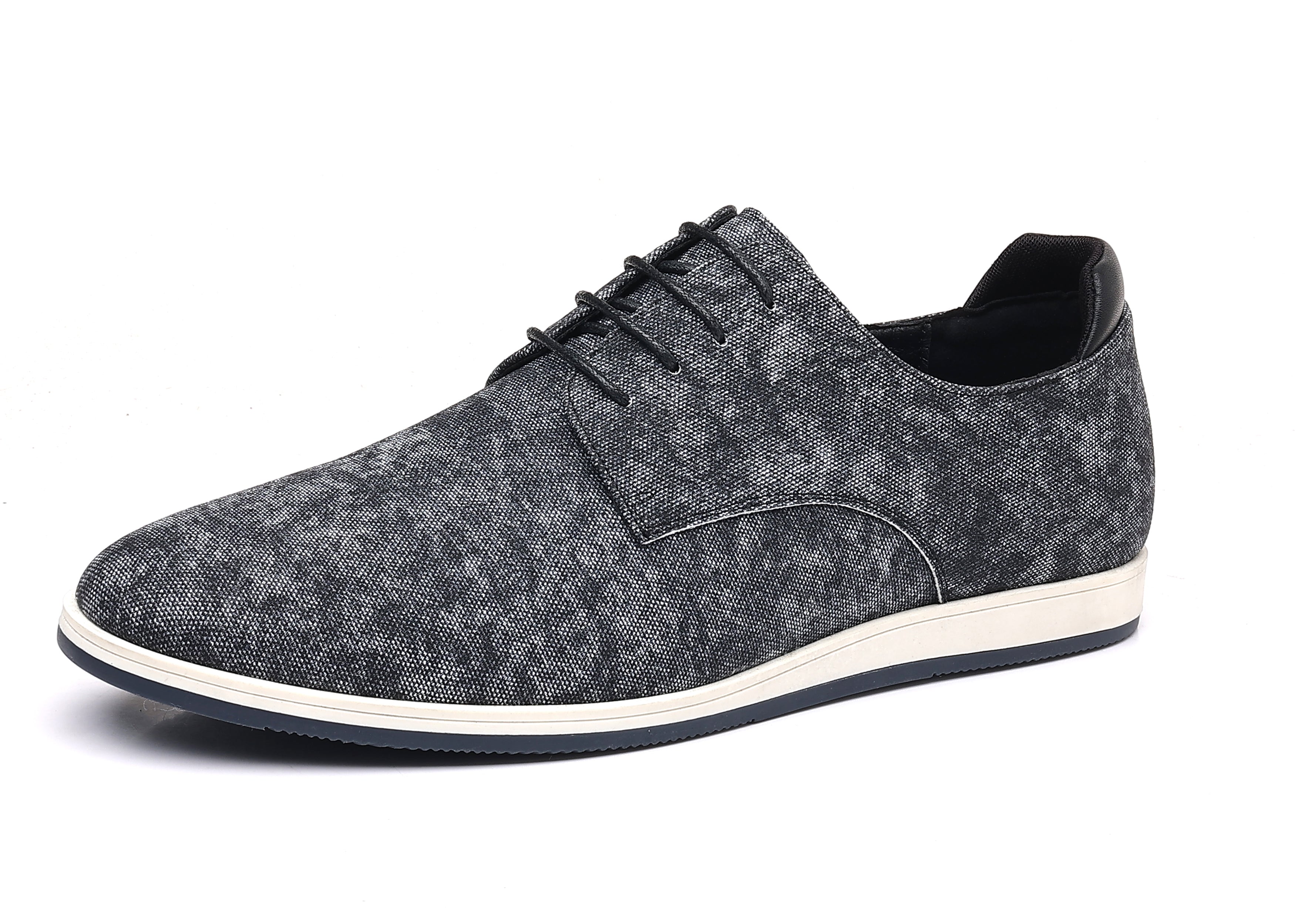 Men's Plain Toe Denim Oxfords