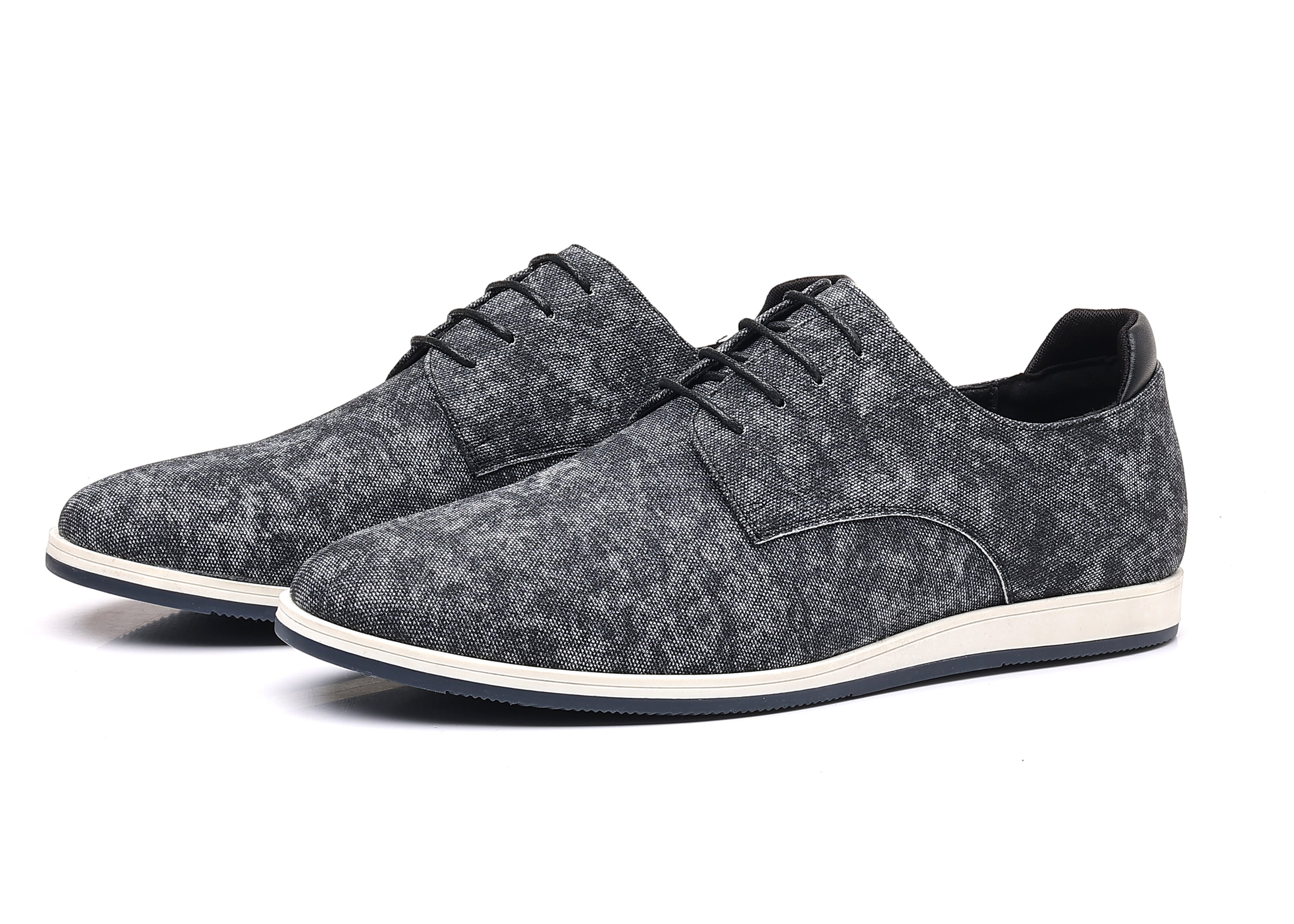 Men's Plain Toe Denim Oxfords