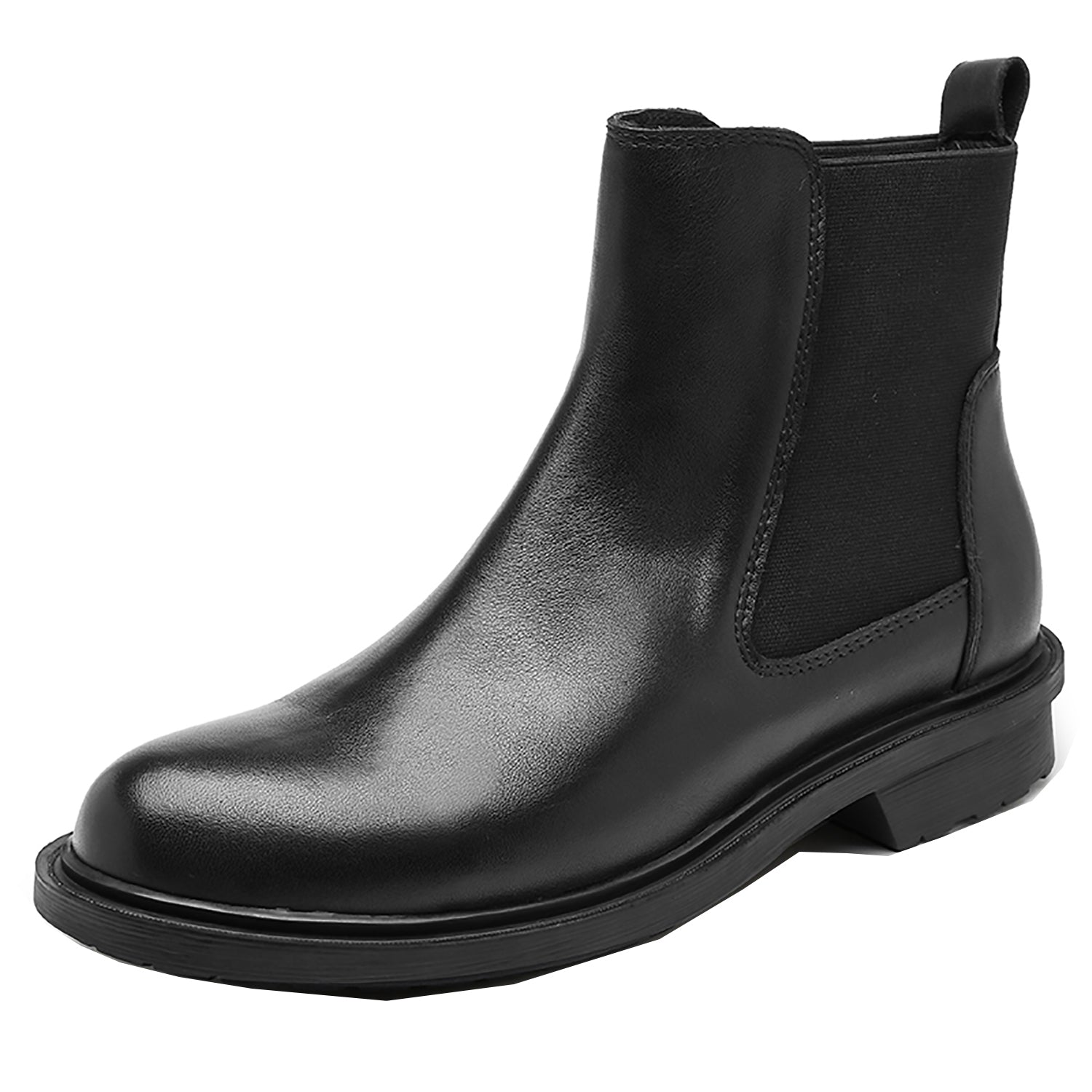 Men's Genuine Leather Handmade Tuxedo Chelsea Boots