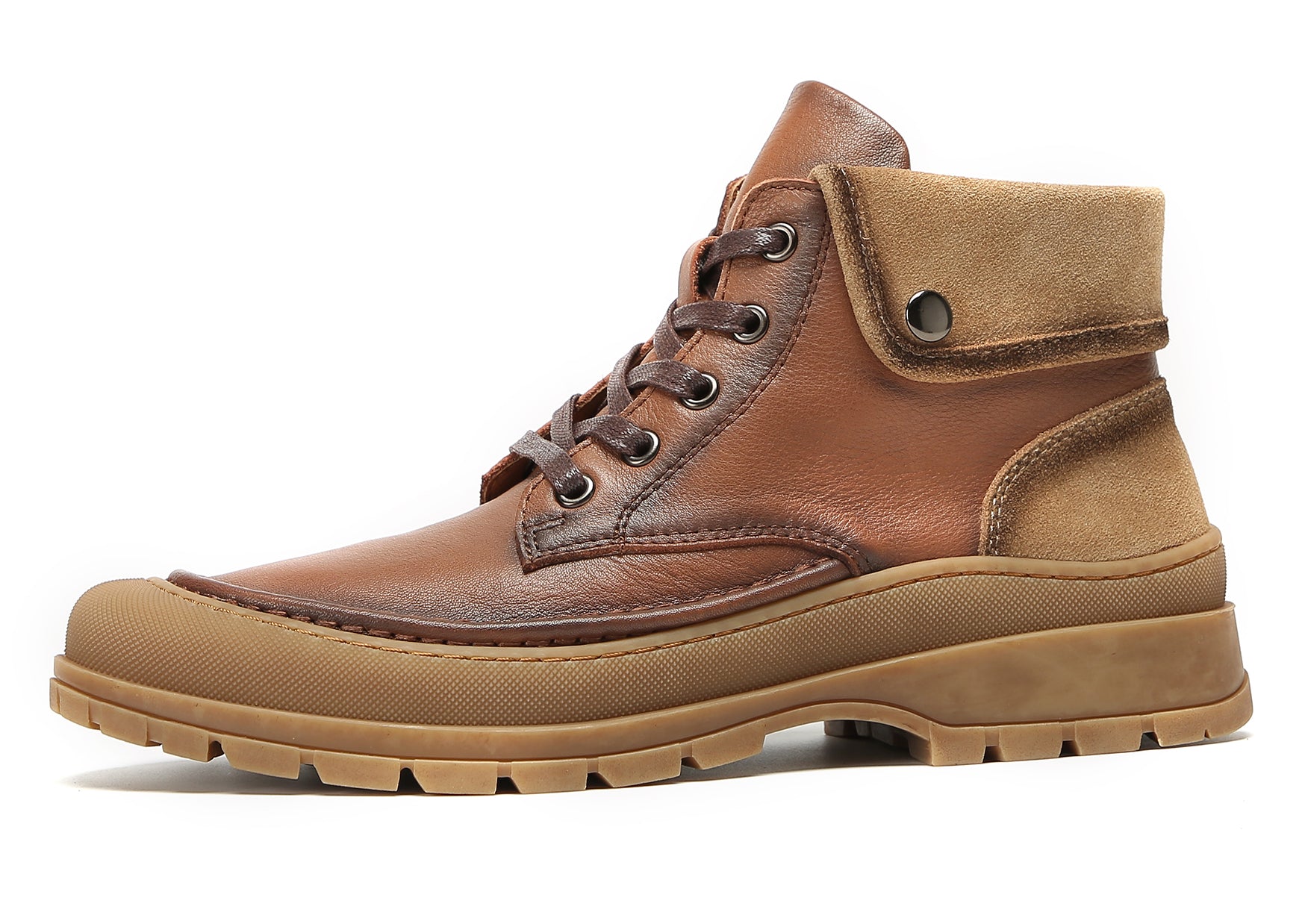 Botas Oxford informales con caña media para hombre