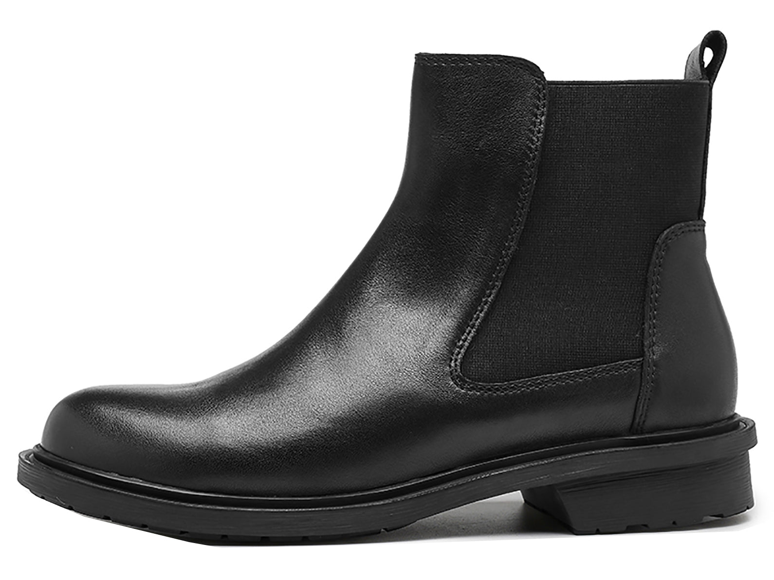Men's Genuine Leather Handmade Tuxedo Chelsea Boots
