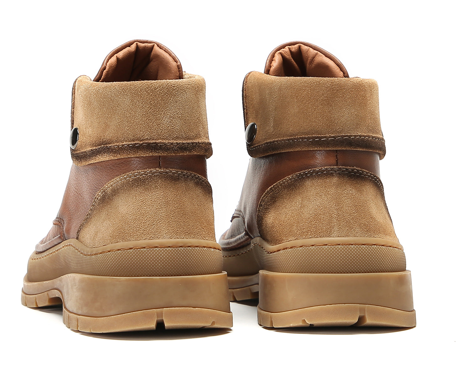 Botas Oxford informales con caña media para hombre