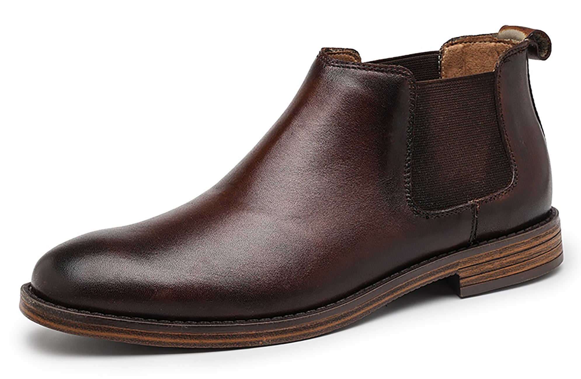 Men's Genuine Handmade Plain Toe Chelsea Boots