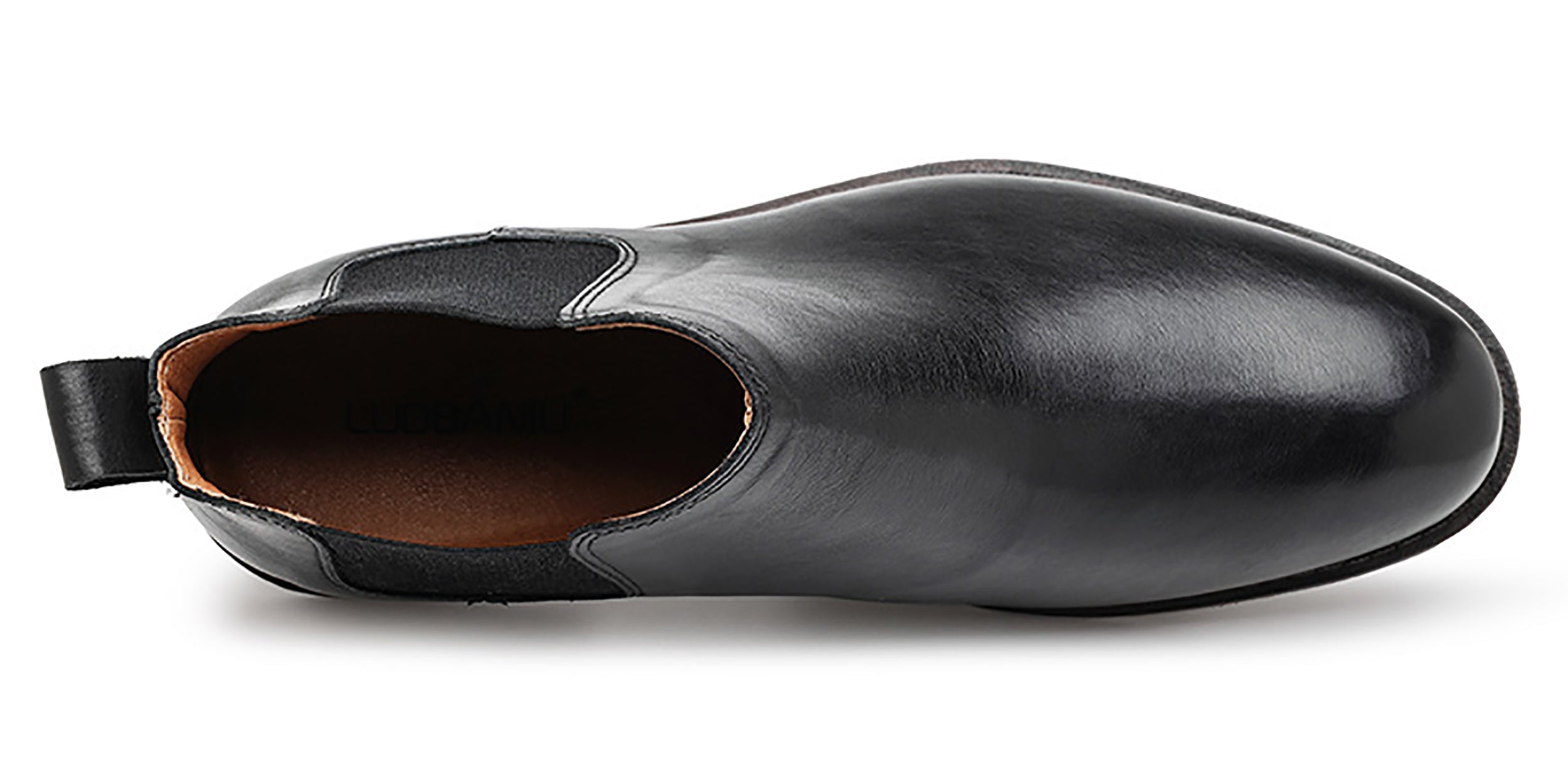 Men's Genuine Handmade Plain Toe Chelsea Boots