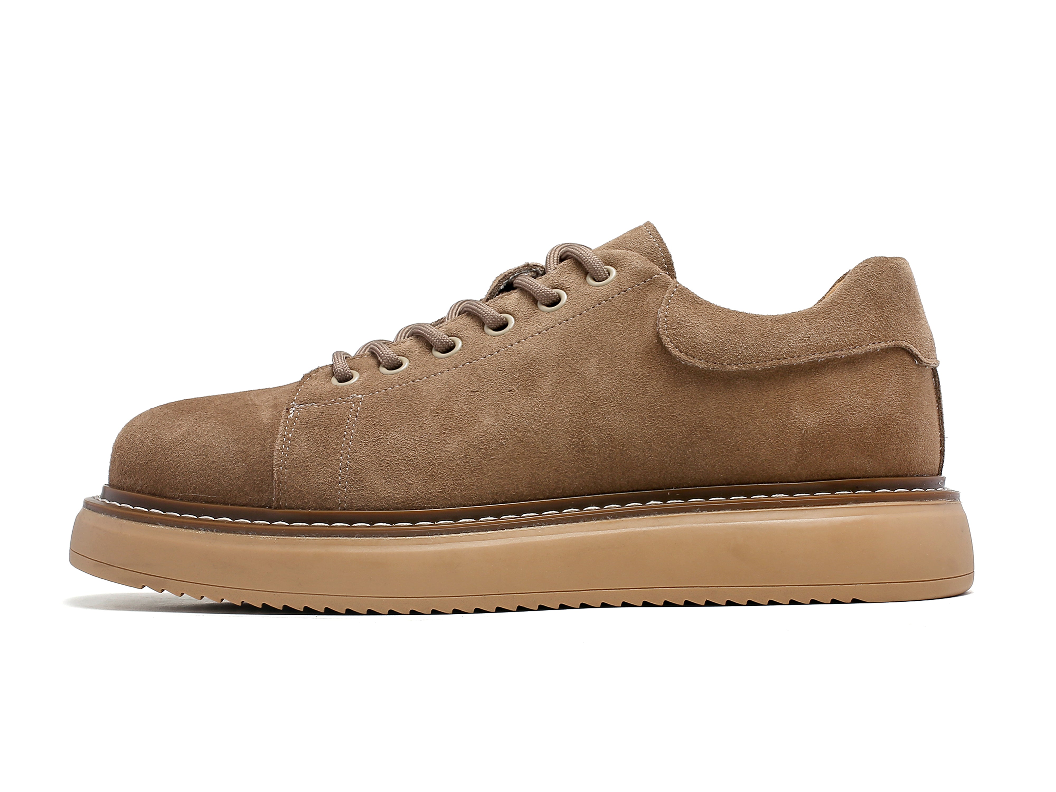 Zapatillas skate gruesas de ante para hombre