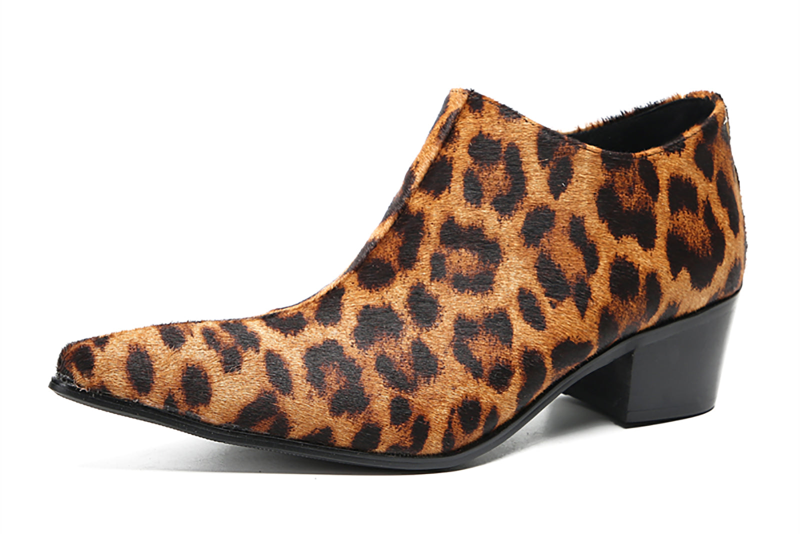 Zapatos de tacón Opera de gamuza a la moda para hombre