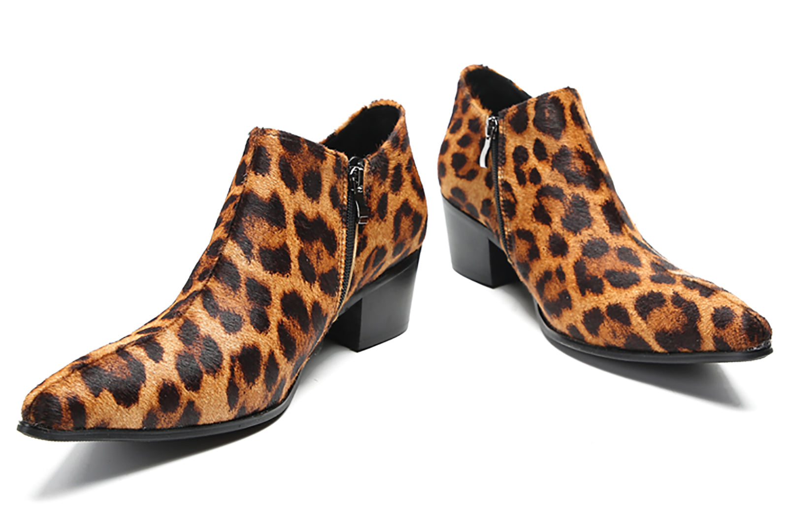 Zapatos de tacón Opera de gamuza a la moda para hombre