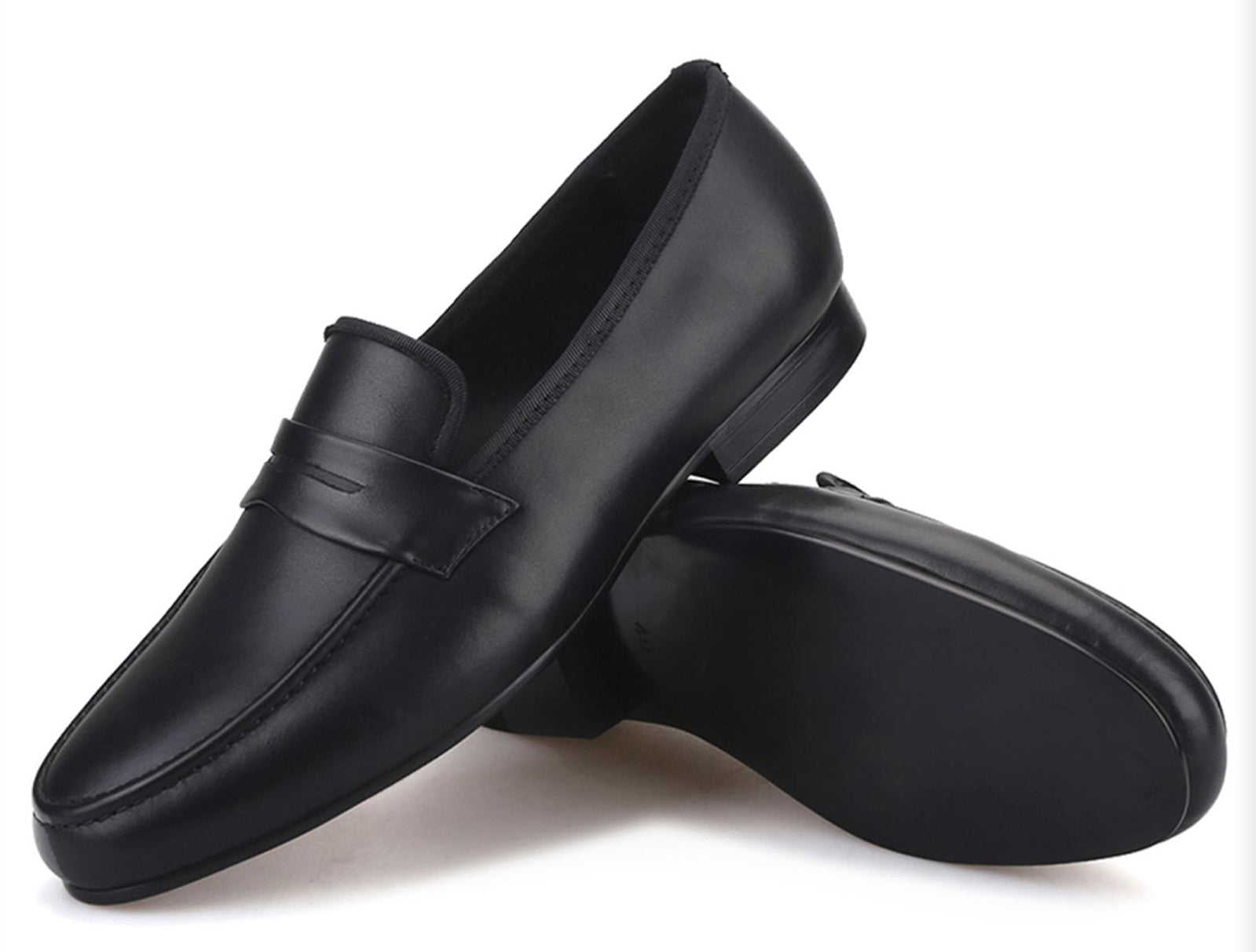 Men's Penny Loafers Dress Leather Shoes
