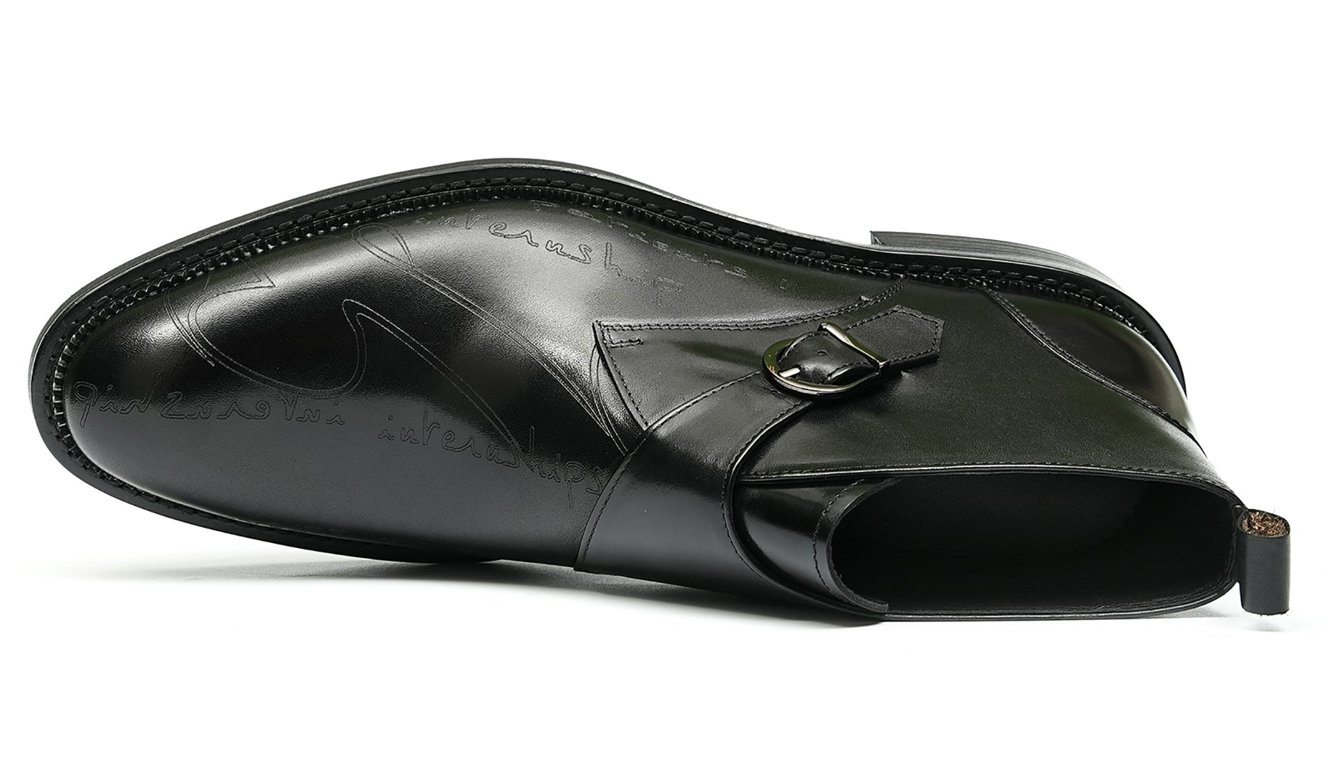 Men's Fashion Brogues Buckle Dress Boots