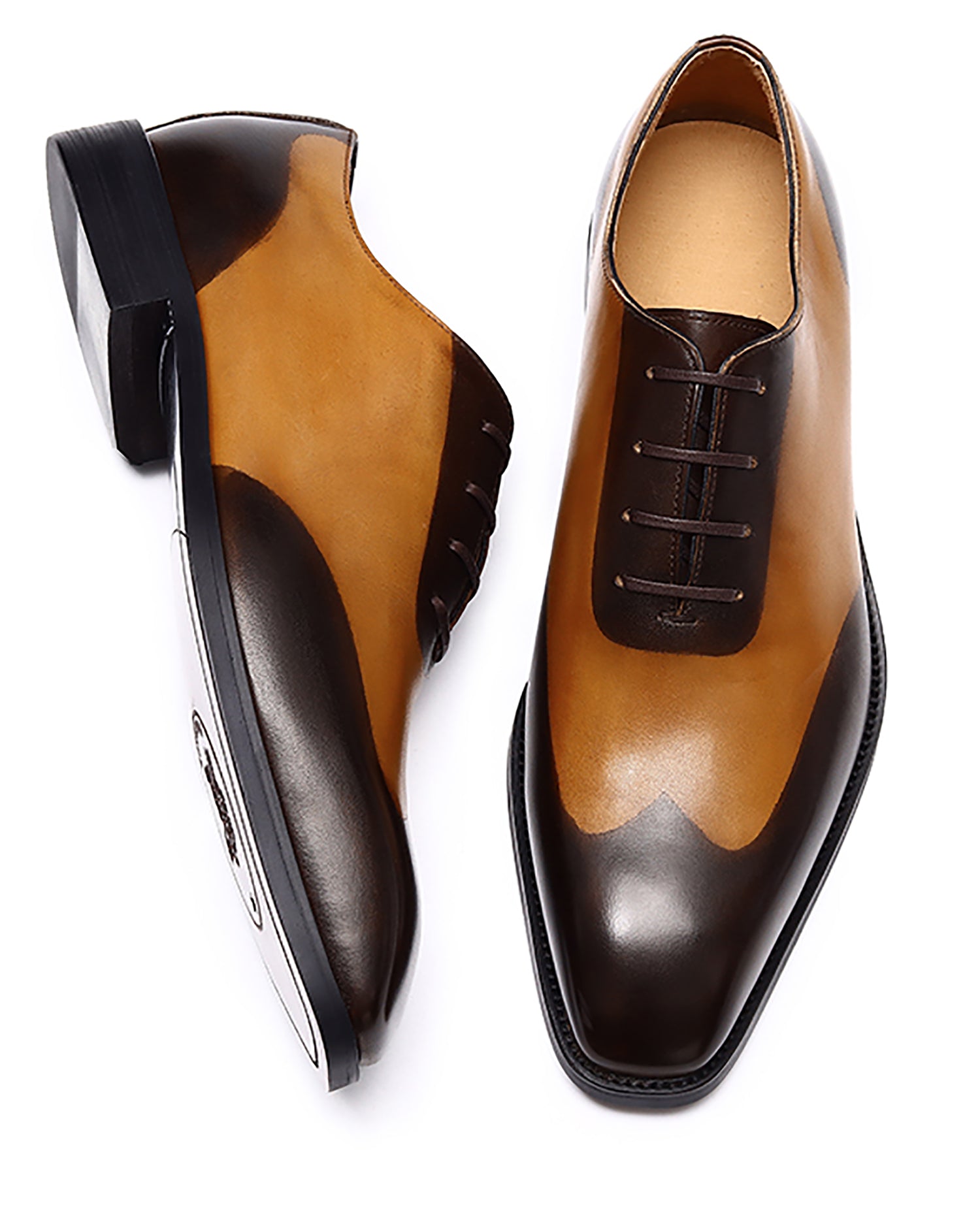 Zapatos Oxford de vestir formales de moda para hombres