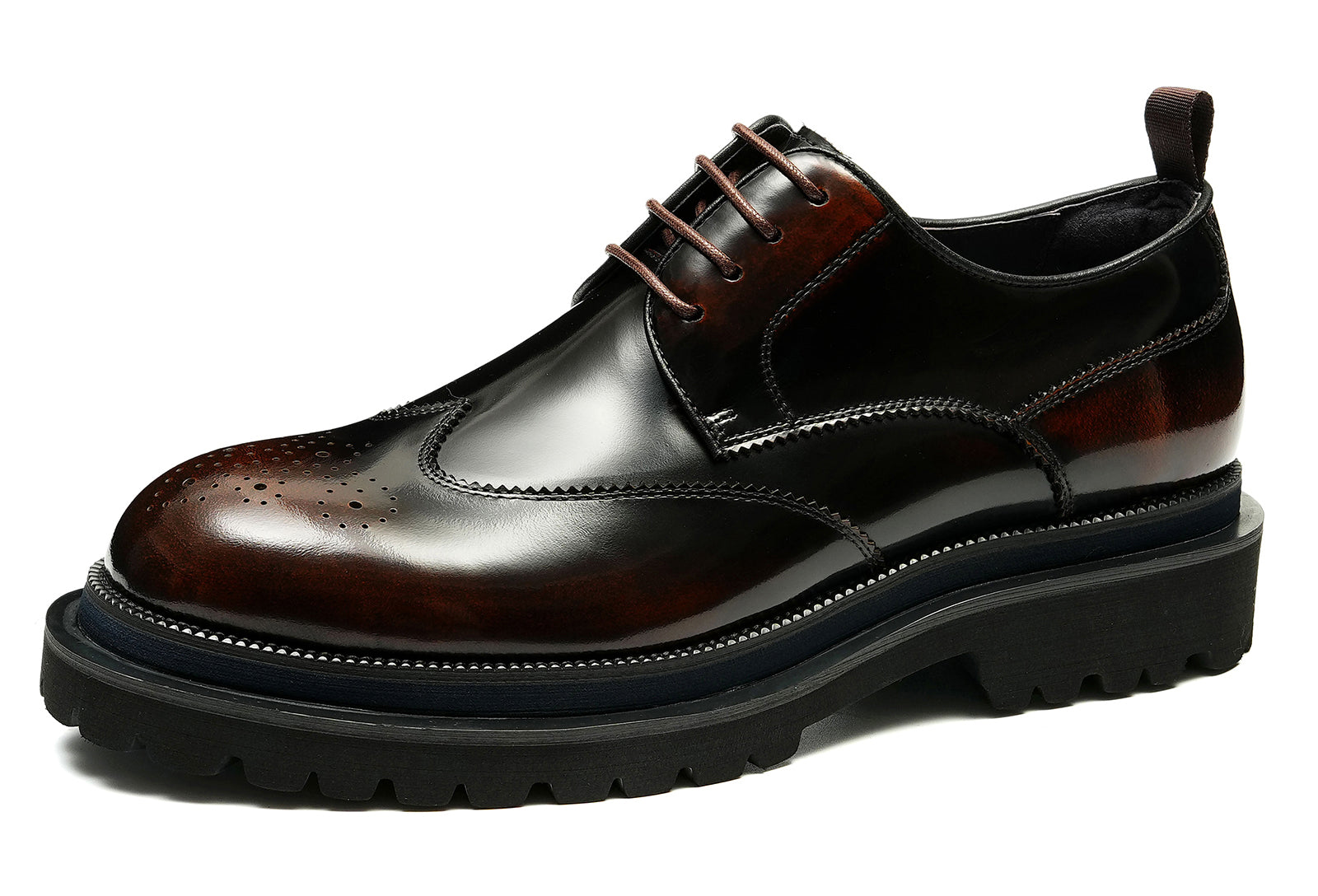 Men's Thick Sole Brogues Derby