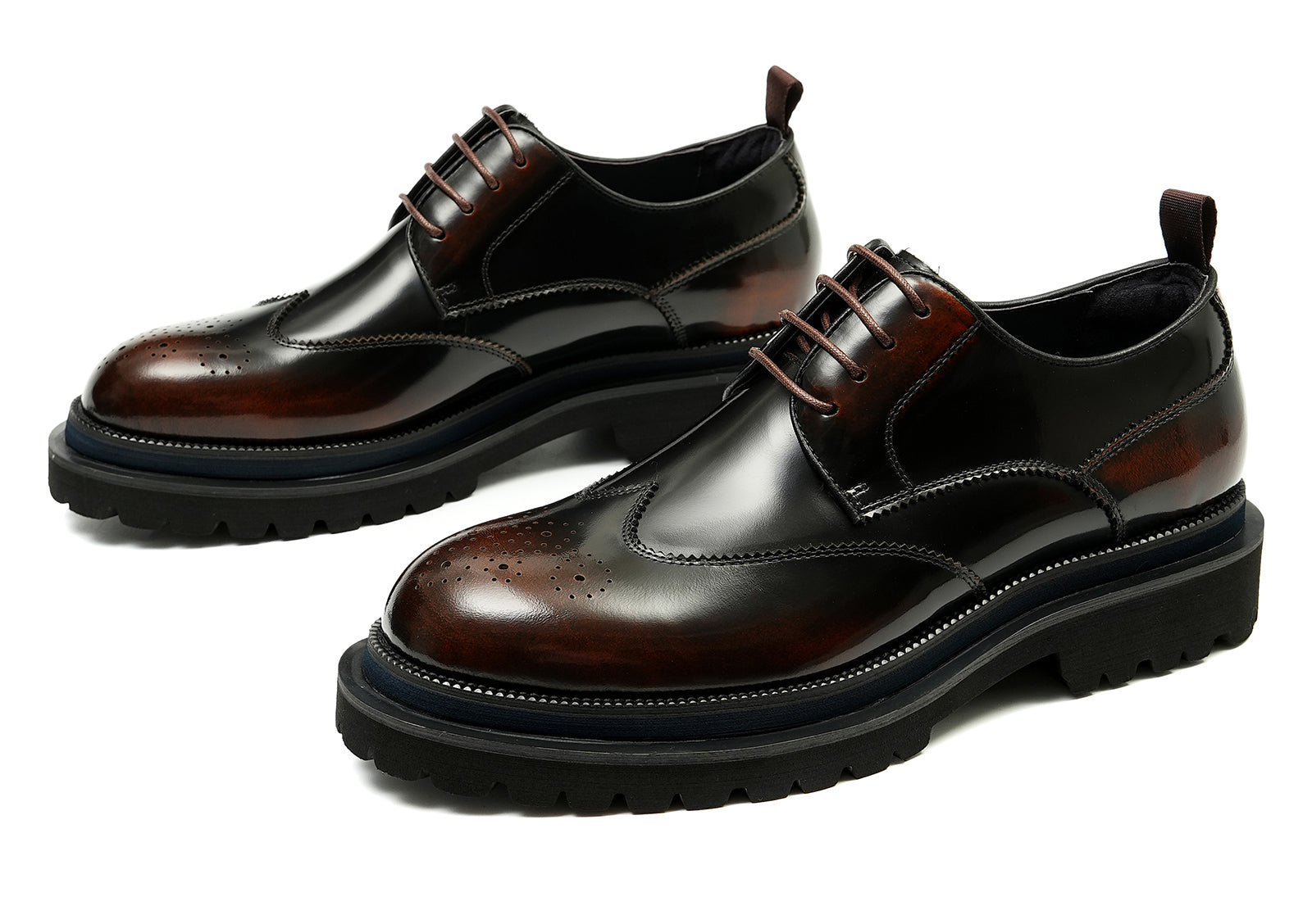 Men's Thick Sole Brogues Derby