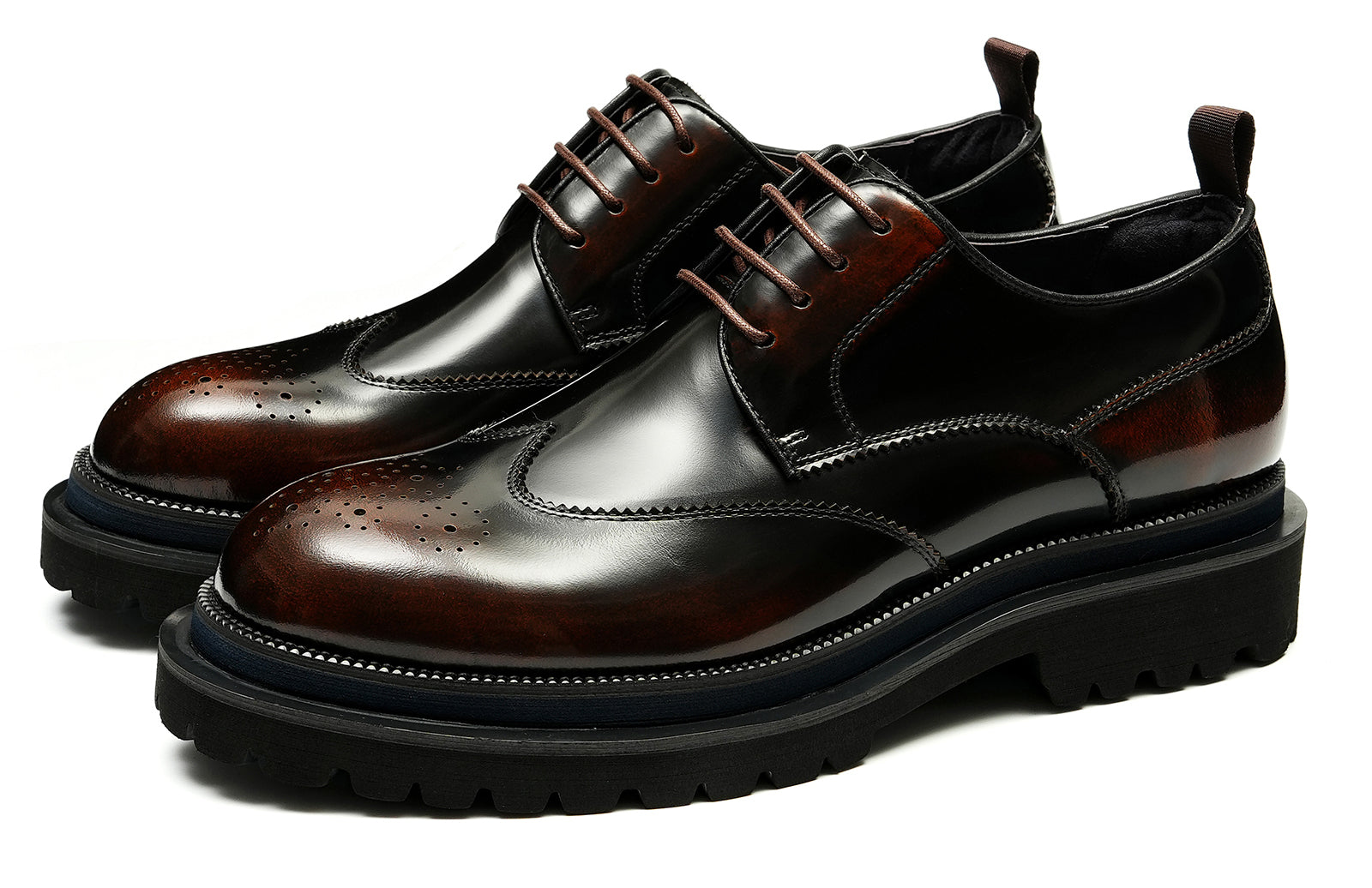 Men's Thick Sole Brogues Derby