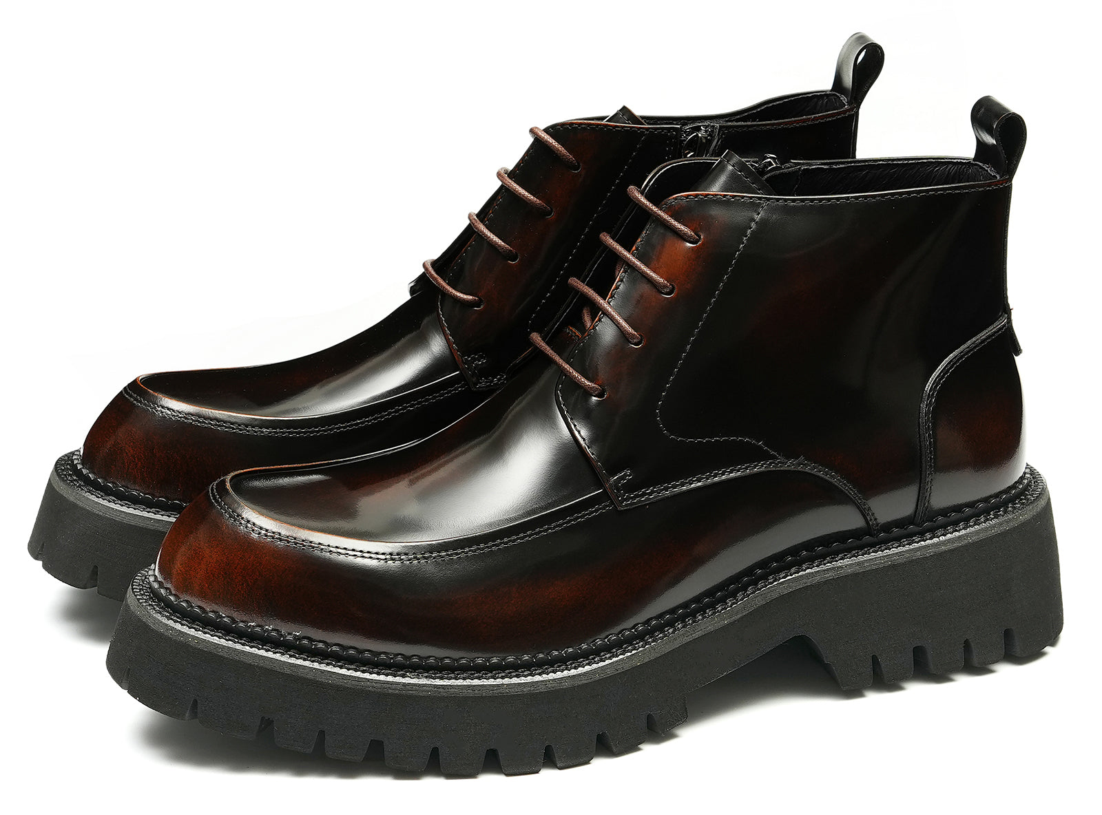 Men's Dress Thick Sole Oxfords Boots