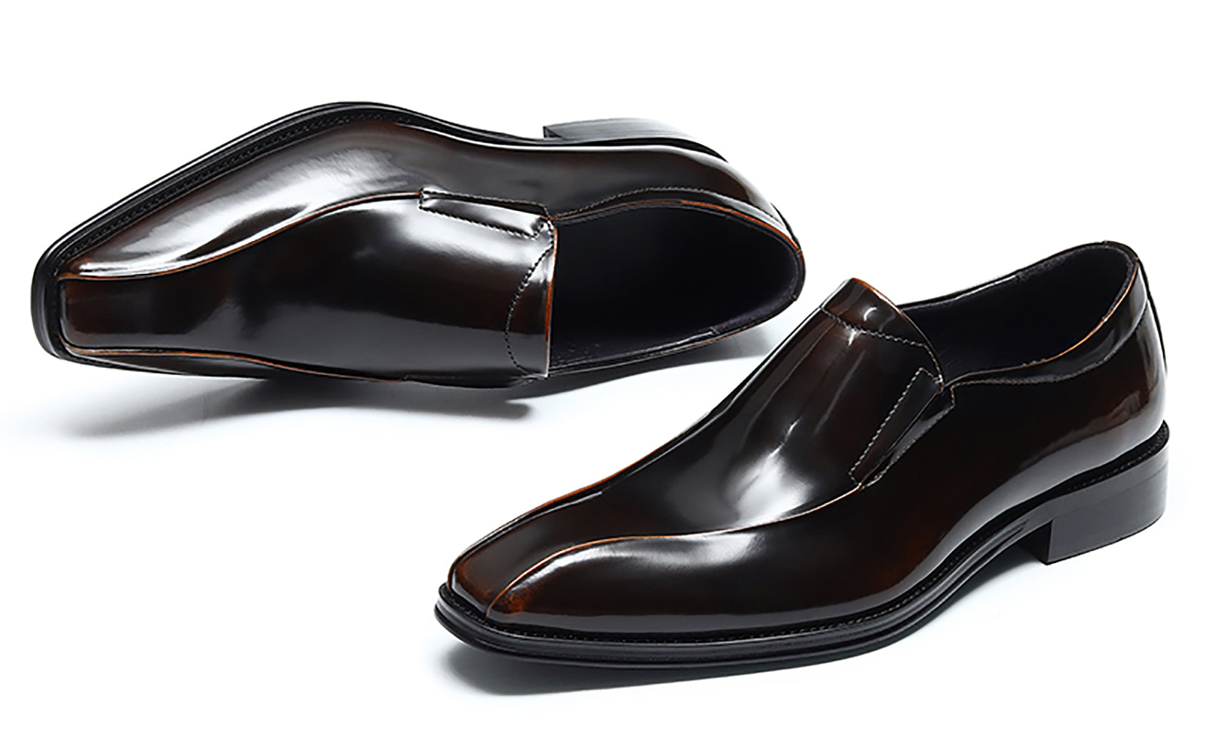 Mocasín Penny informal con punta lisa para hombre