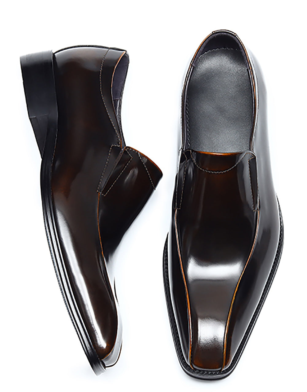 Mocasín Penny informal con punta lisa para hombre