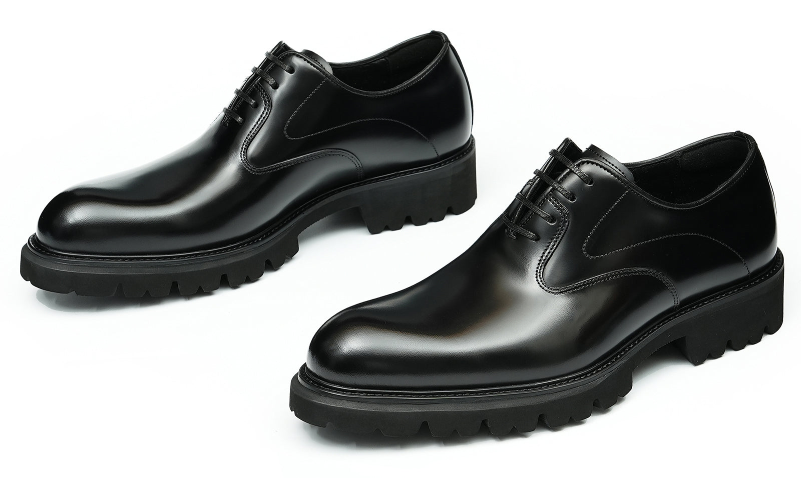 Men's Handmade Dress Pionted Toe Oxfords