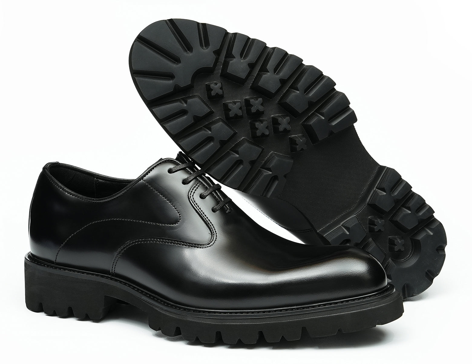 Men's Handmade Dress Pionted Toe Oxfords