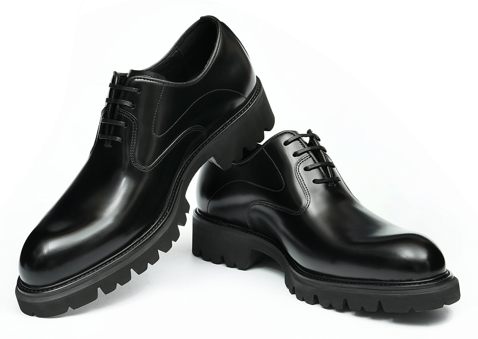 Men's Handmade Dress Pionted Toe Oxfords