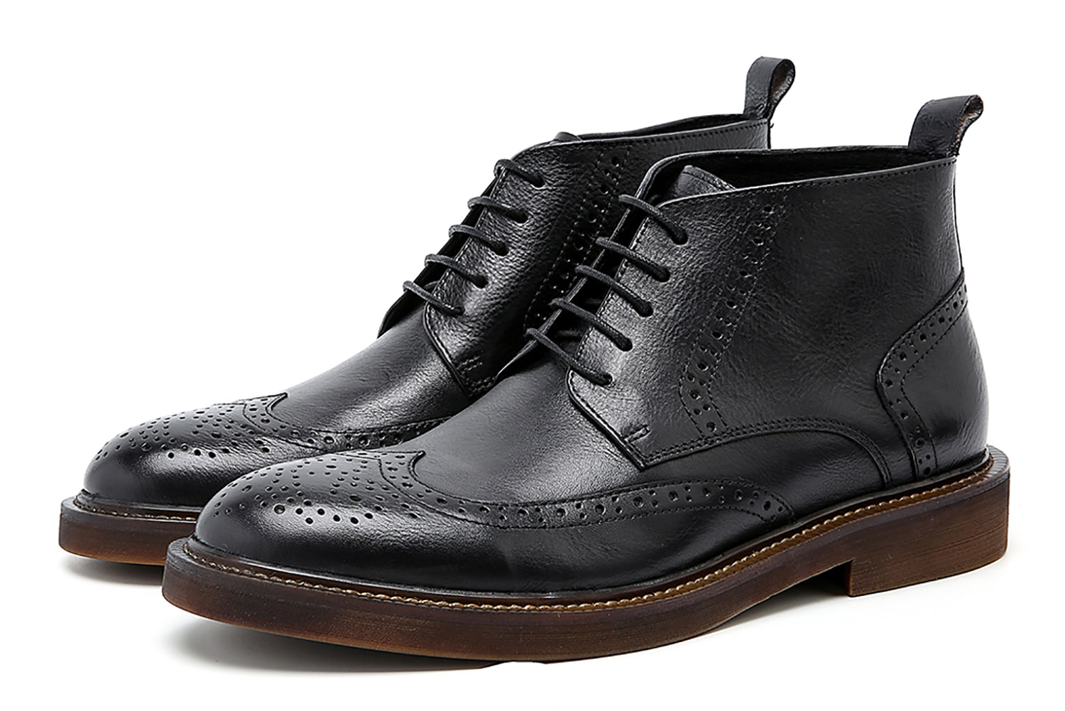 Men's Dress Longwing Brogues Oxford Boots