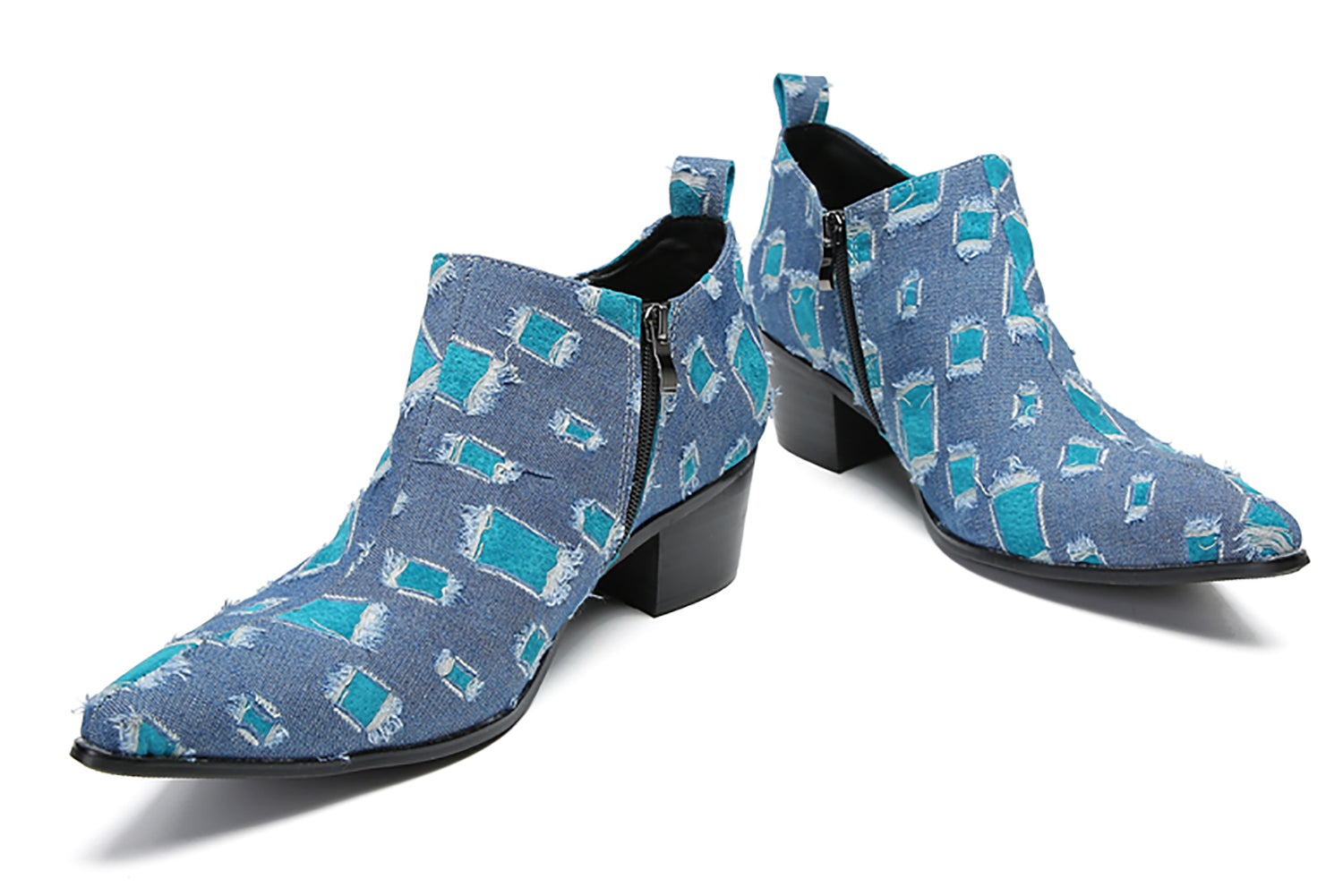Men's Novelty Suede Western Boots