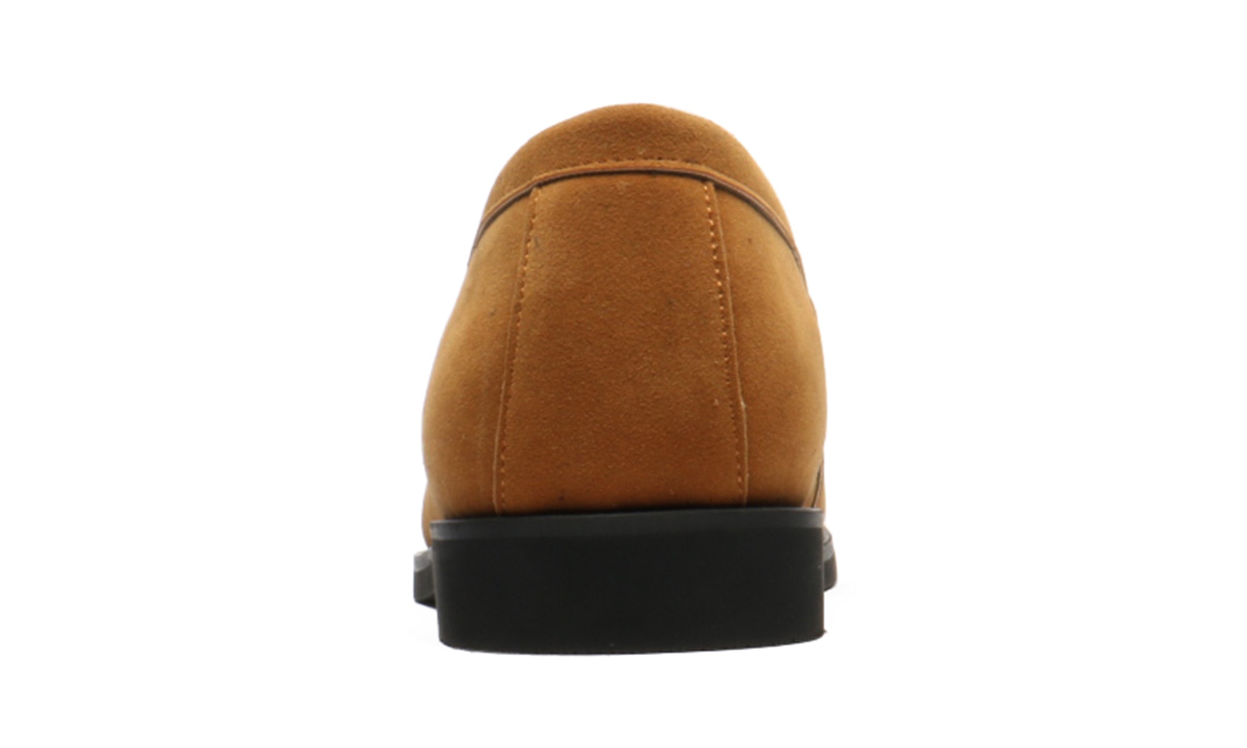Mocasines de hombre de piel con adornos de ante Horsebit