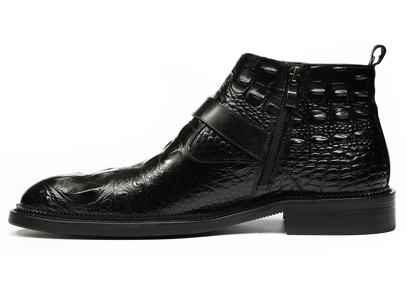 Men's Fashion Handmade Buckle Dress Boots