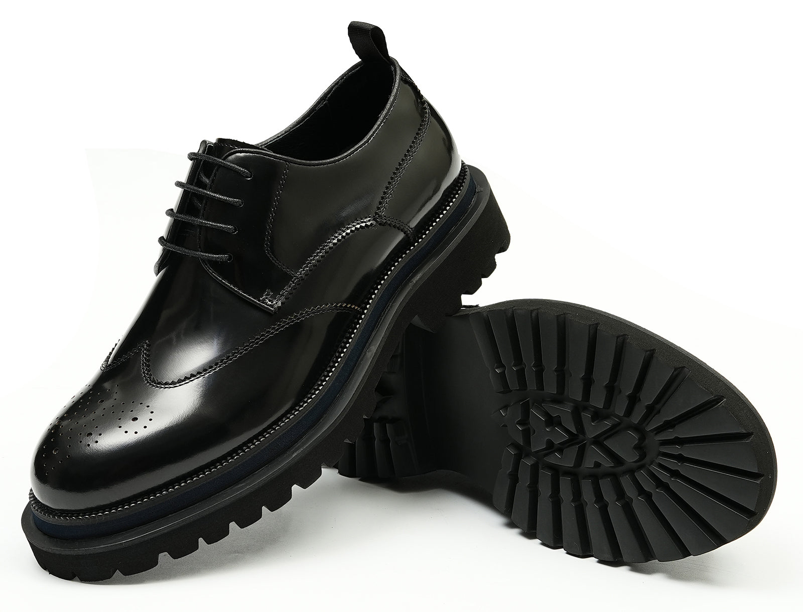 Men's Thick Sole Brogues Derby