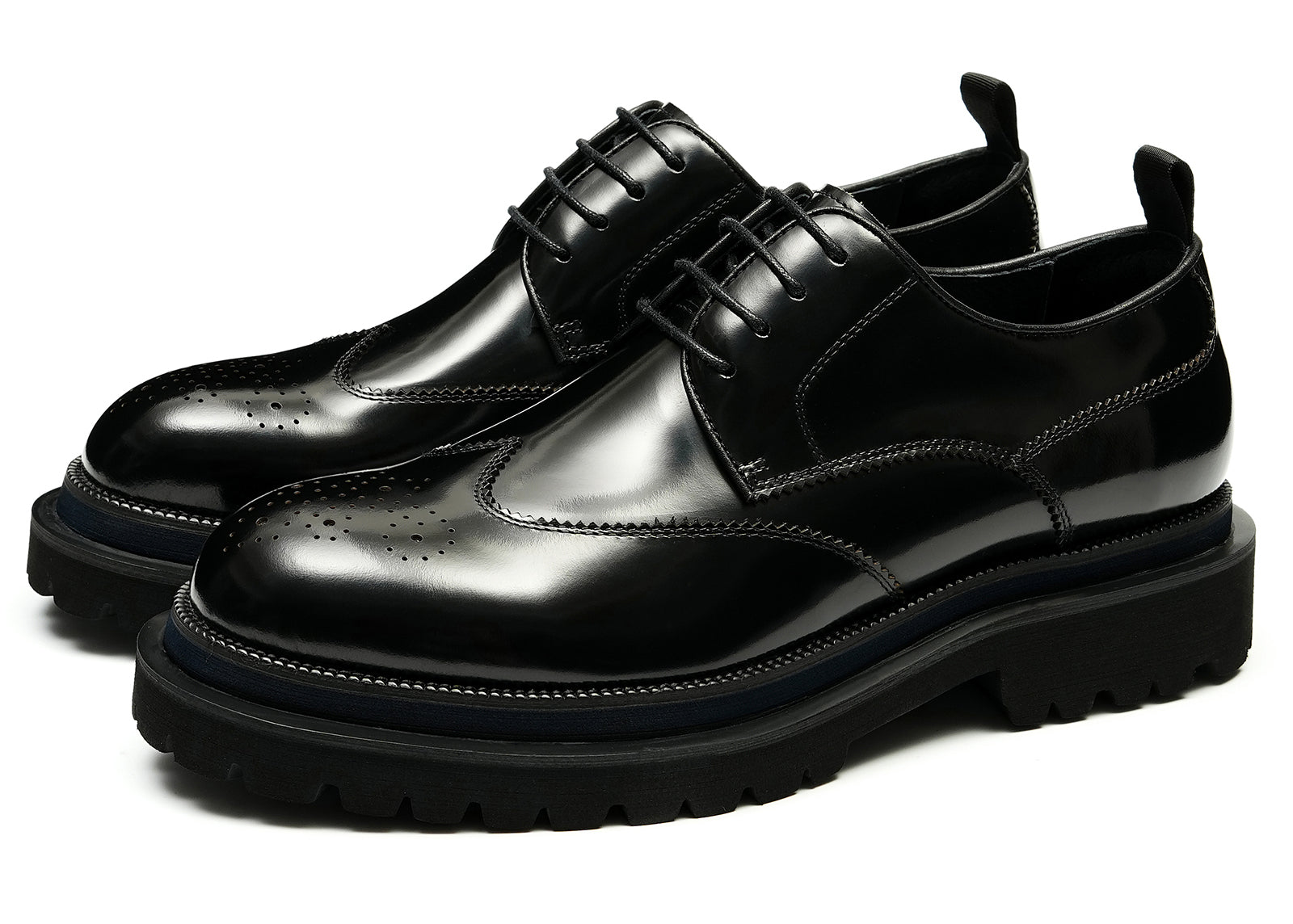 Men's Thick Sole Brogues Derby